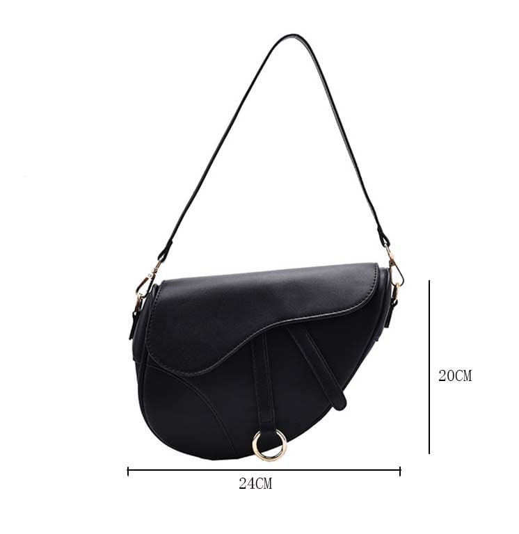 Trendy Women's Small Clutch Purse - Saddle Shoulder Bag, Underarm Handbag & Crossbody Satchel for Evening Parties, Date Nights & Daily Use