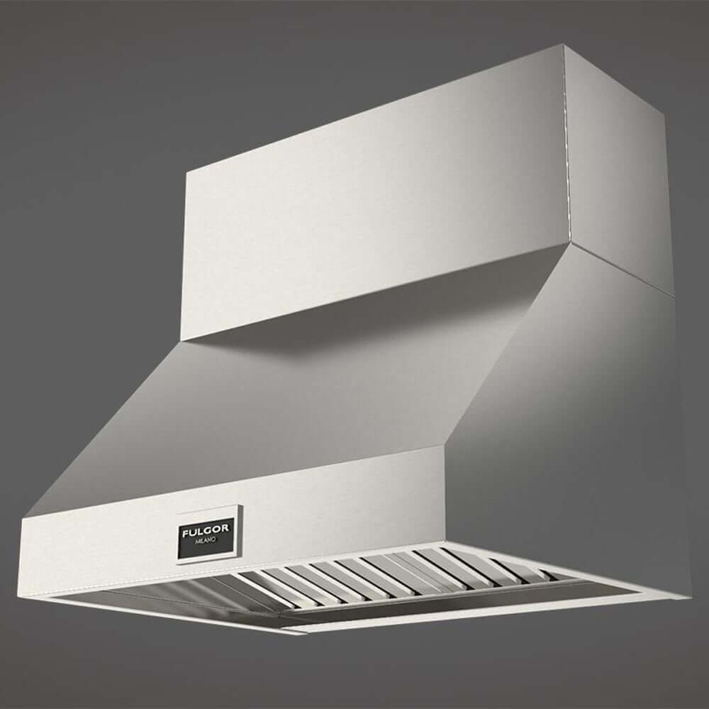 Fulgor Milano 30 Inch 600 CFM Professional Stainless Steel Under Cabinet Range Hood - F6PH30S1 | Powerful Kitchen Ventilation for Cooking, Grilling & Smoke Removal
