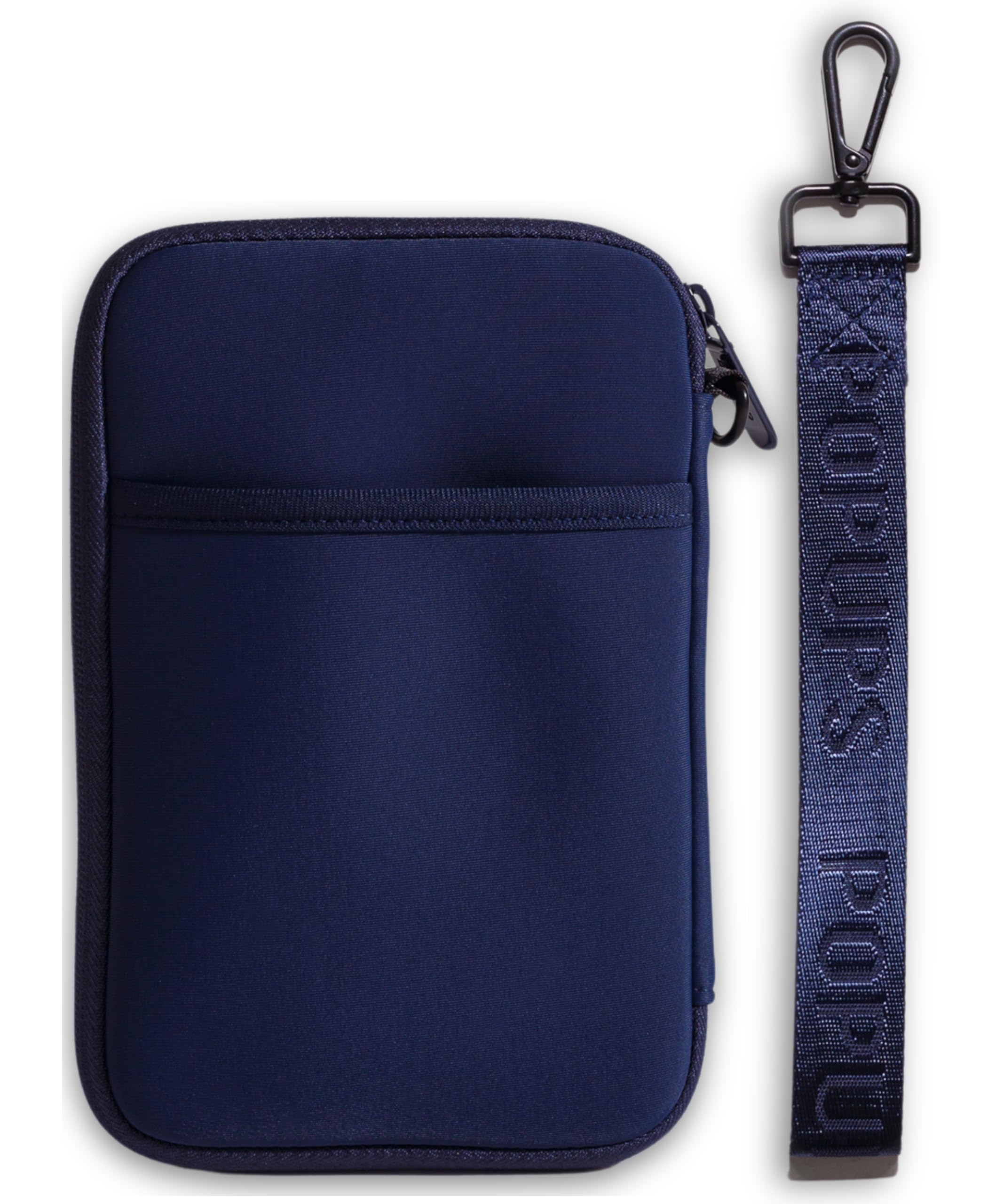Premium RFID Blocking Passport Holder for Women - Large Travel Wallet with Wrist Strap, Multiple Document Pockets - Navy Blue | Perfect for Airports, Vacations & International Trips