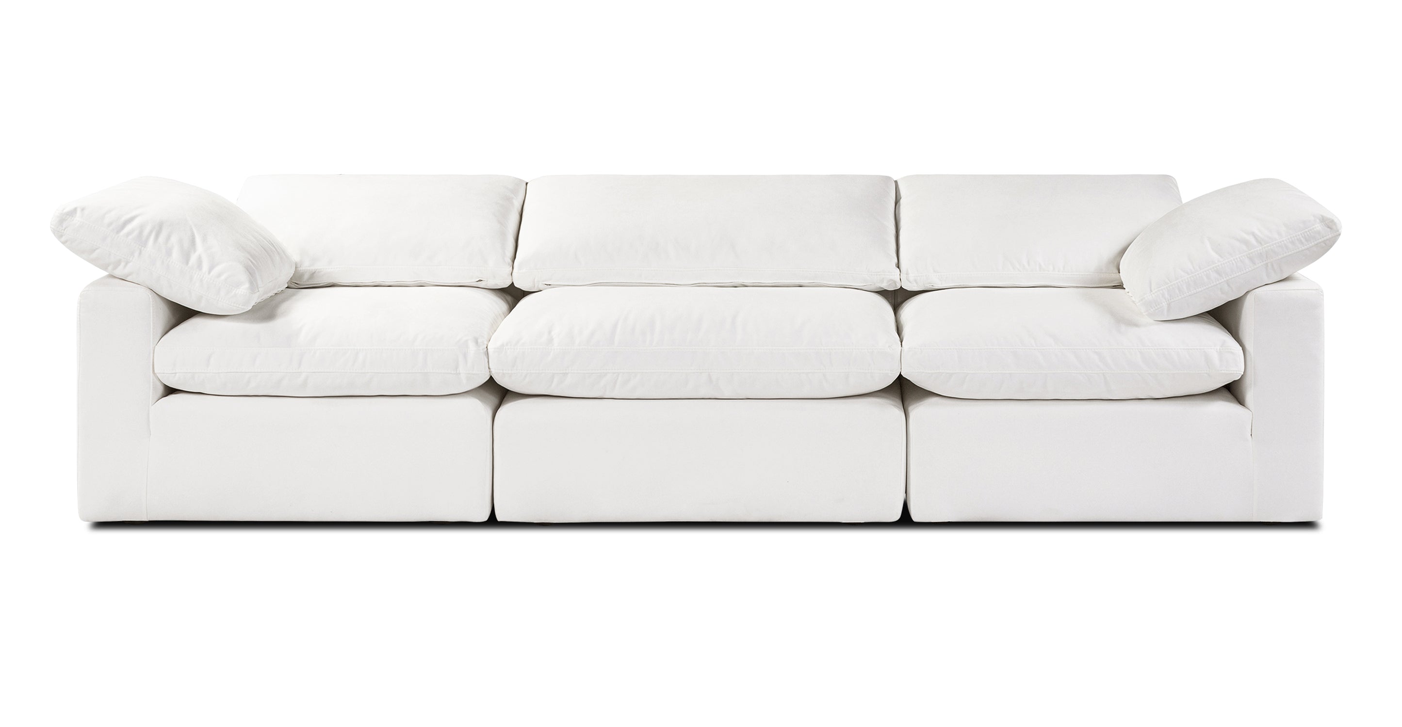 3-Seat Aspen Modular Sofa - Modern Sectional Couch for Living Room, Lounge & Office - Soft Fabric Upholstery, Easy Assembly, Space-Saving Design