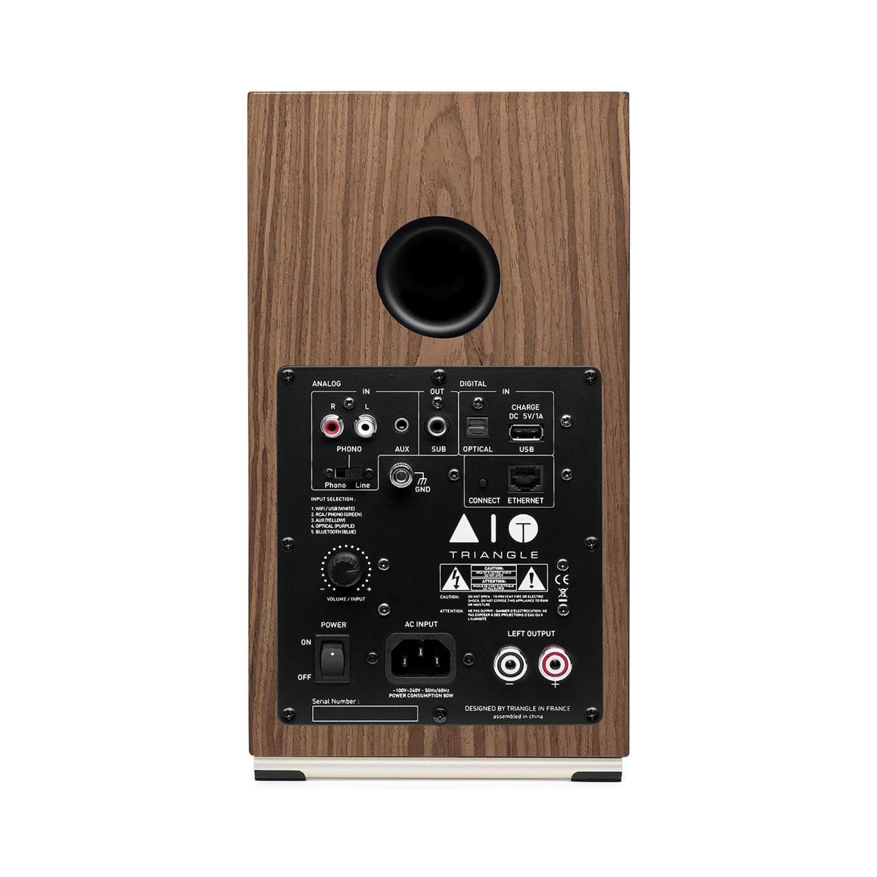 Triangle AIO Twin Powered Bookshelf Speakers Pair - High-Quality Open Box Clearance | Perfect for Home Theater, Gaming & Music Listening