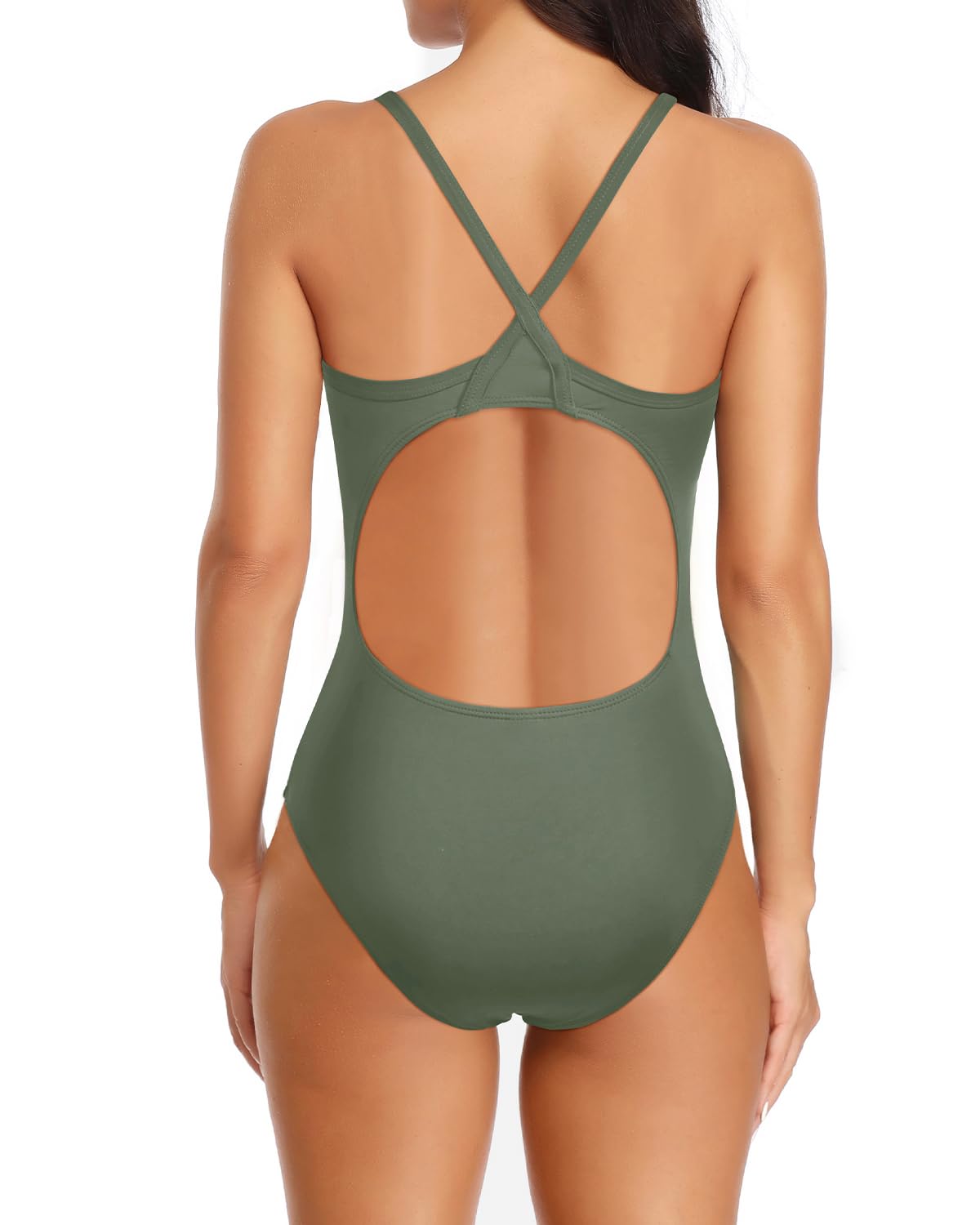 Yonique Women's One Piece Athletic Swimsuits - Sport Training Swimwear for Swimming, Surfing & Water Aerobics | High Performance Bathing Suit