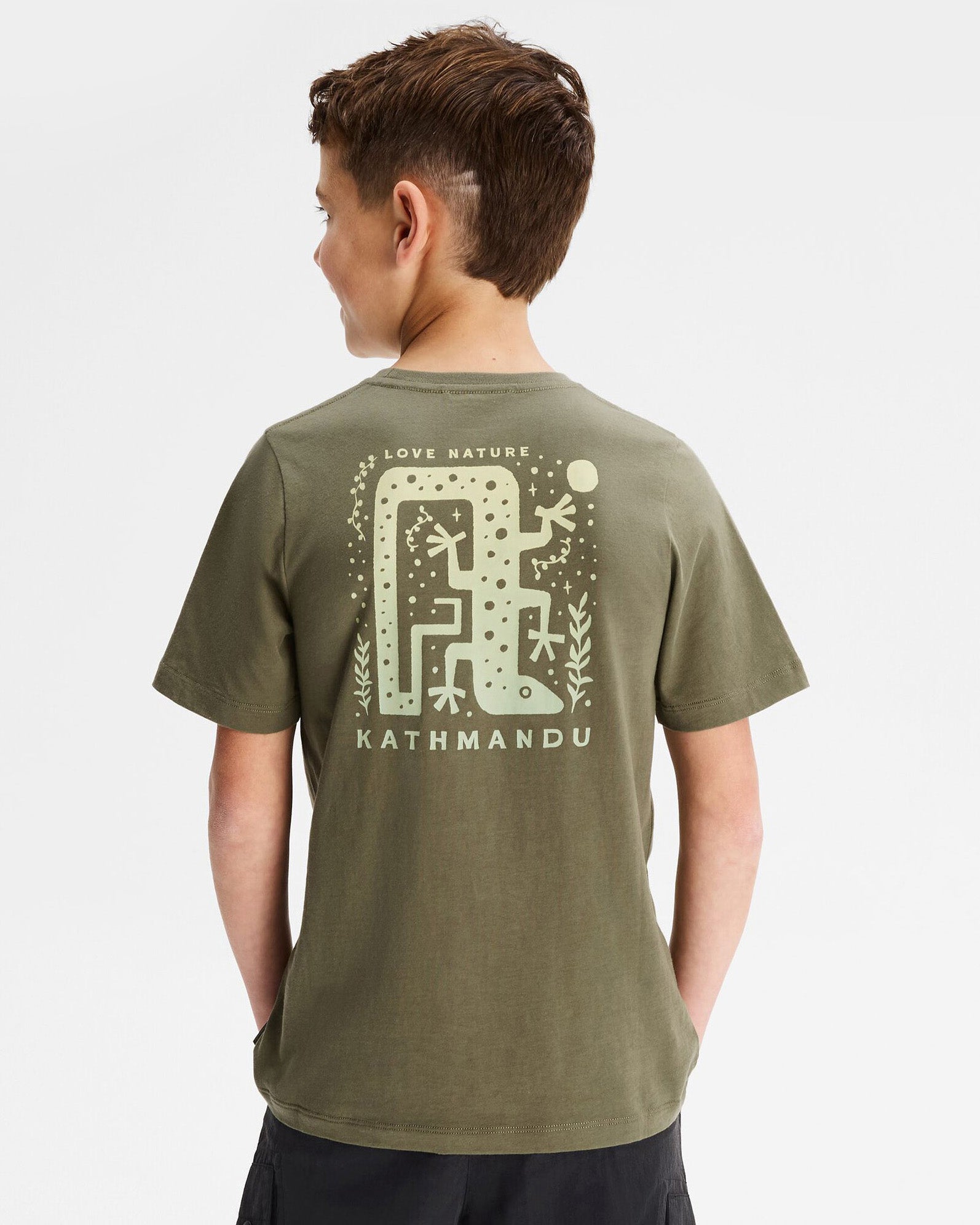 Organic Cotton Boys' Geo Skink Graphic T-Shirt - Soft & Comfortable Kids Tee for Casual Wear, School & Outdoor Activities