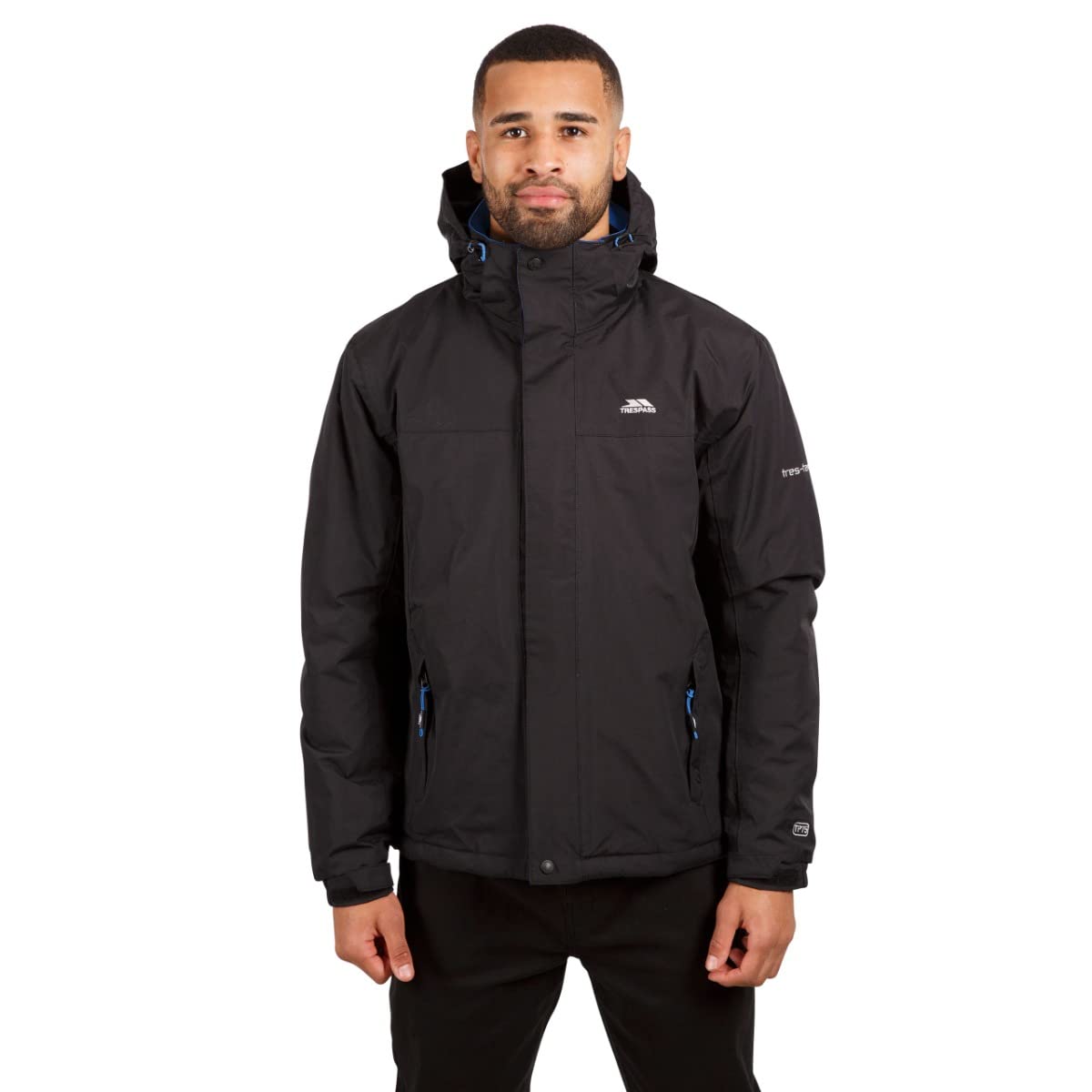 Trespass Donelly Men's Insulated Waterproof Jacket - Winter Outdoor Hiking Skiing Snow Sports Coat for Cold Weather Protection