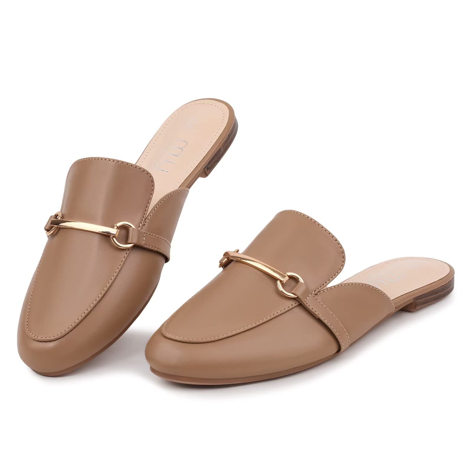 MUSSHOE Women's Comfortable Slip-On Mules - Casual Flat Sandals for Women | Perfect for Home, Office & Summer Outfits