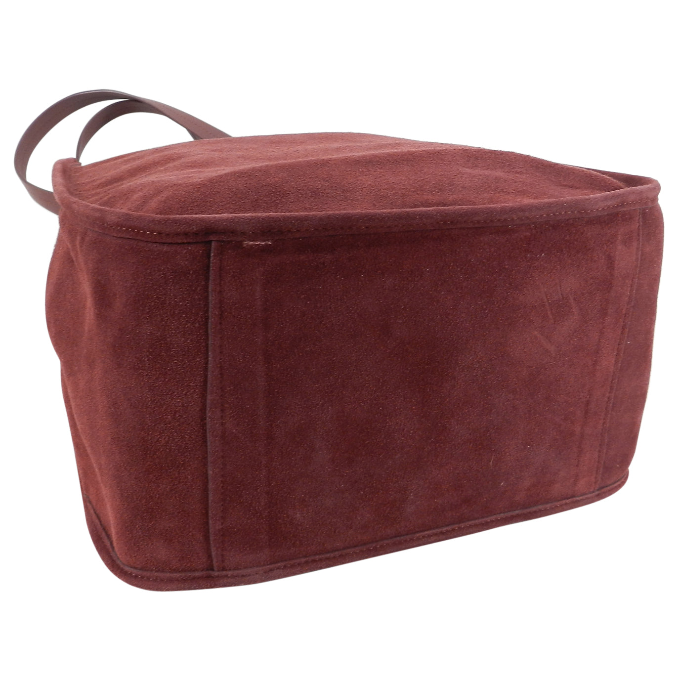Derek Lam 10 Crosby Burgundy Suede Tote Bag for Women - Luxurious Leather Handbag for Work, Travel & Everyday Use