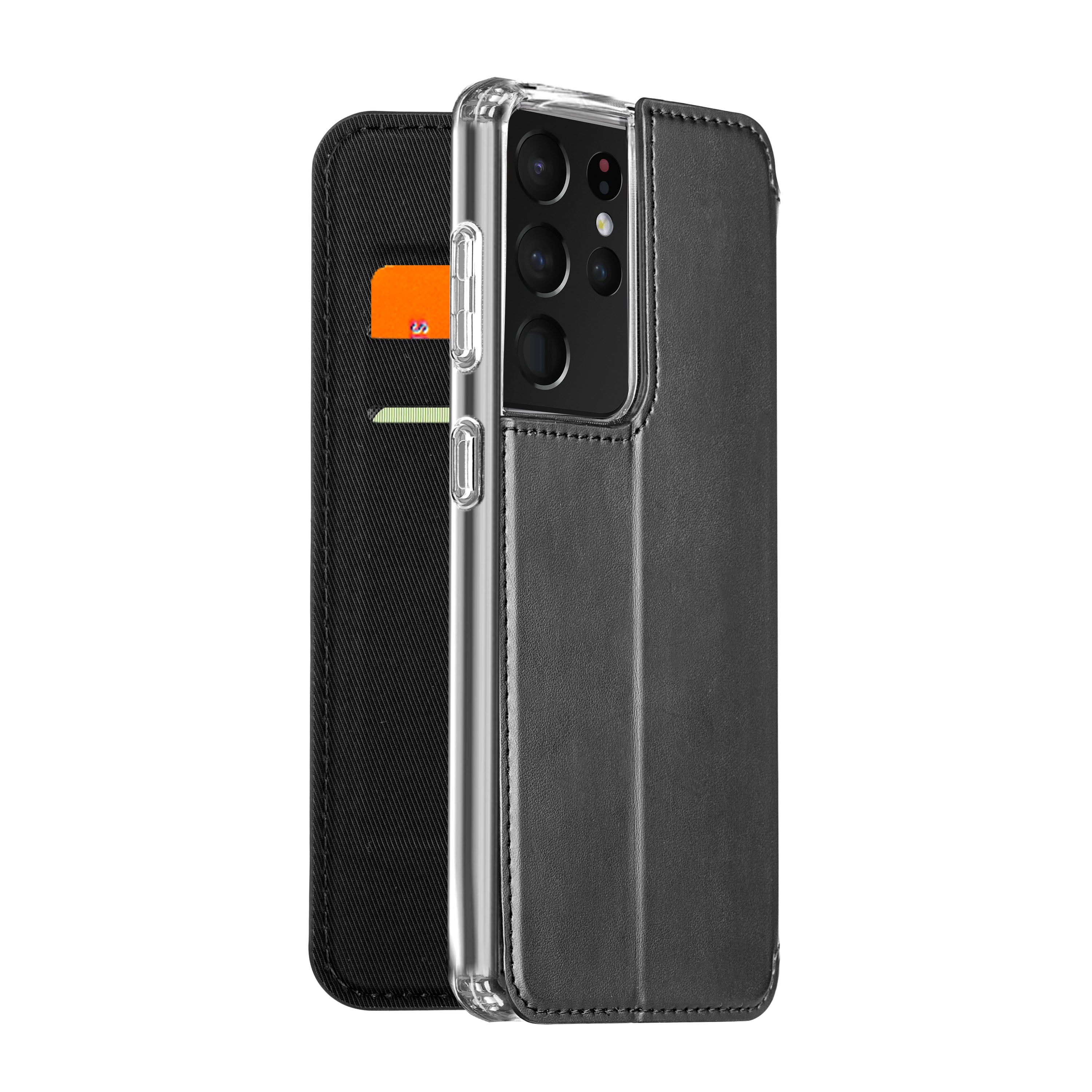 3sixT SlimFolio 2.0 Case for Samsung Galaxy S21 Ultra - Ultra Thin Protective Cover with Card Slots | Perfect for Work, Travel & Everyday Use