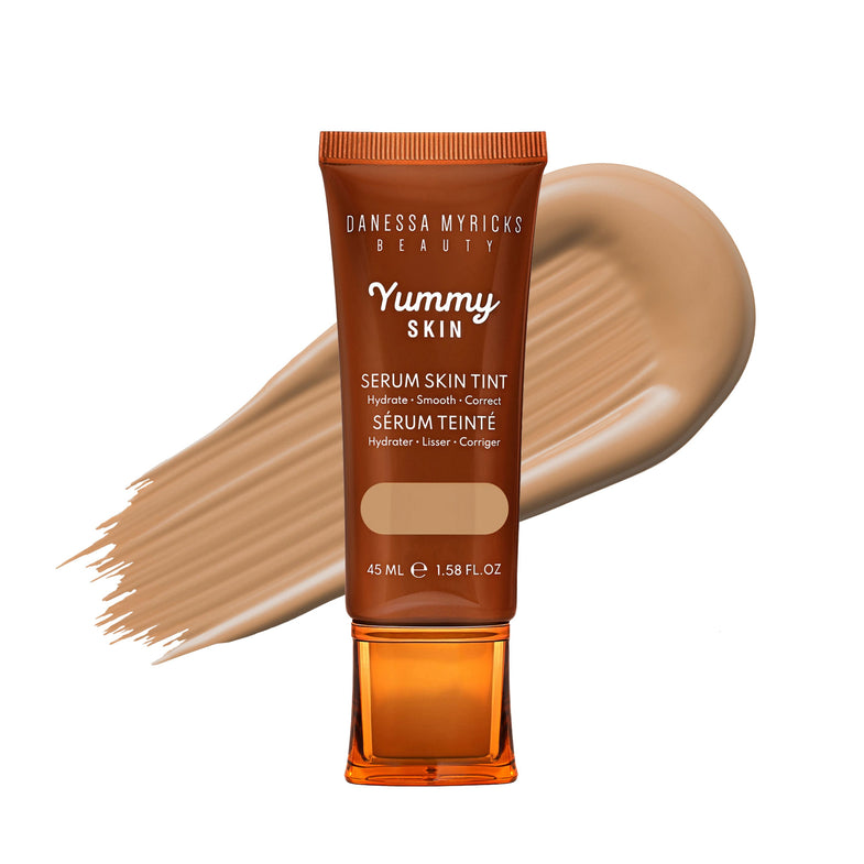 Danessa Myricks Beauty Yummy Skin Tint Serum - Lightweight Hydrating Foundation with SPF for Flawless Coverage | Perfect for Daily Wear & Natural Makeup Looks