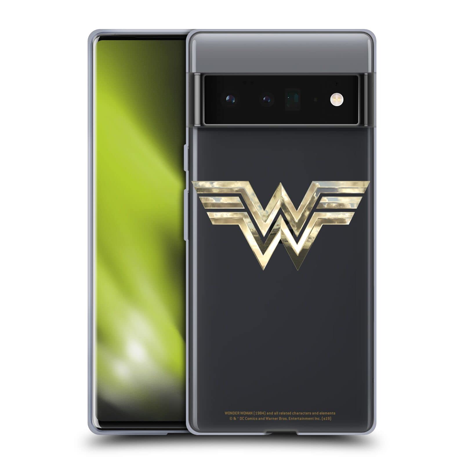 Wonder Woman 1984 Gold Case for Google Pixel 6 Pro - Stylish Protection for Superhero Fans