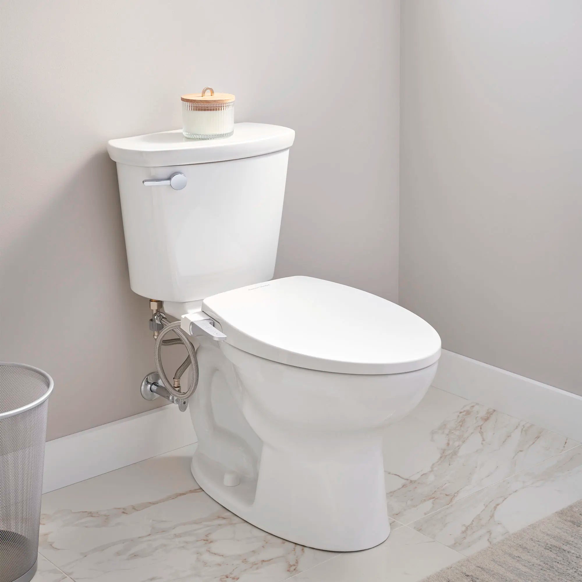 AquaWash® Slim Non-Electric Bidet Toilet Seat - Manual Operation, Easy Installation, Hygienic Cleaning for Bathroom & Spa Use