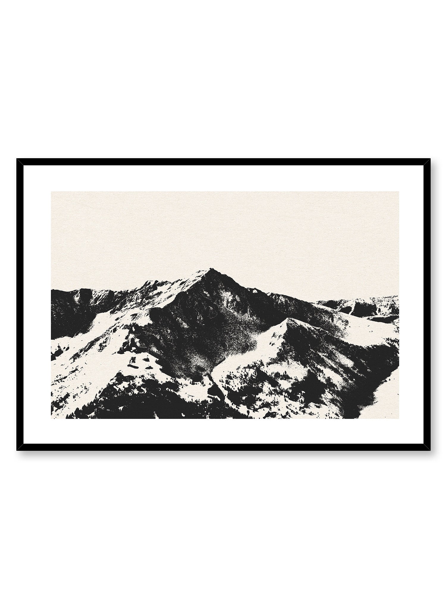 Vintage Mountain Landscape Poster - Wall Art Decor for Living Room, Bedroom & Office - Perfect for Home & Office Decoration