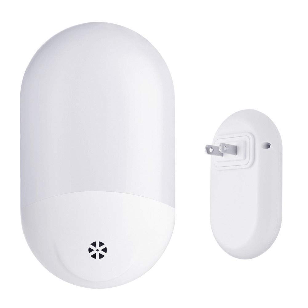 TDA Plug-in LED Night Light with Auto Dusk to Dawn Sensor - 2 Pack Warm White Night Lights for Hallway, Bathroom, Stairs, Kitchen, Garage, Corridor & Bedroom - Energy Saving Motion Sensor Light for Kids, Elderly & Safe Night Navigation