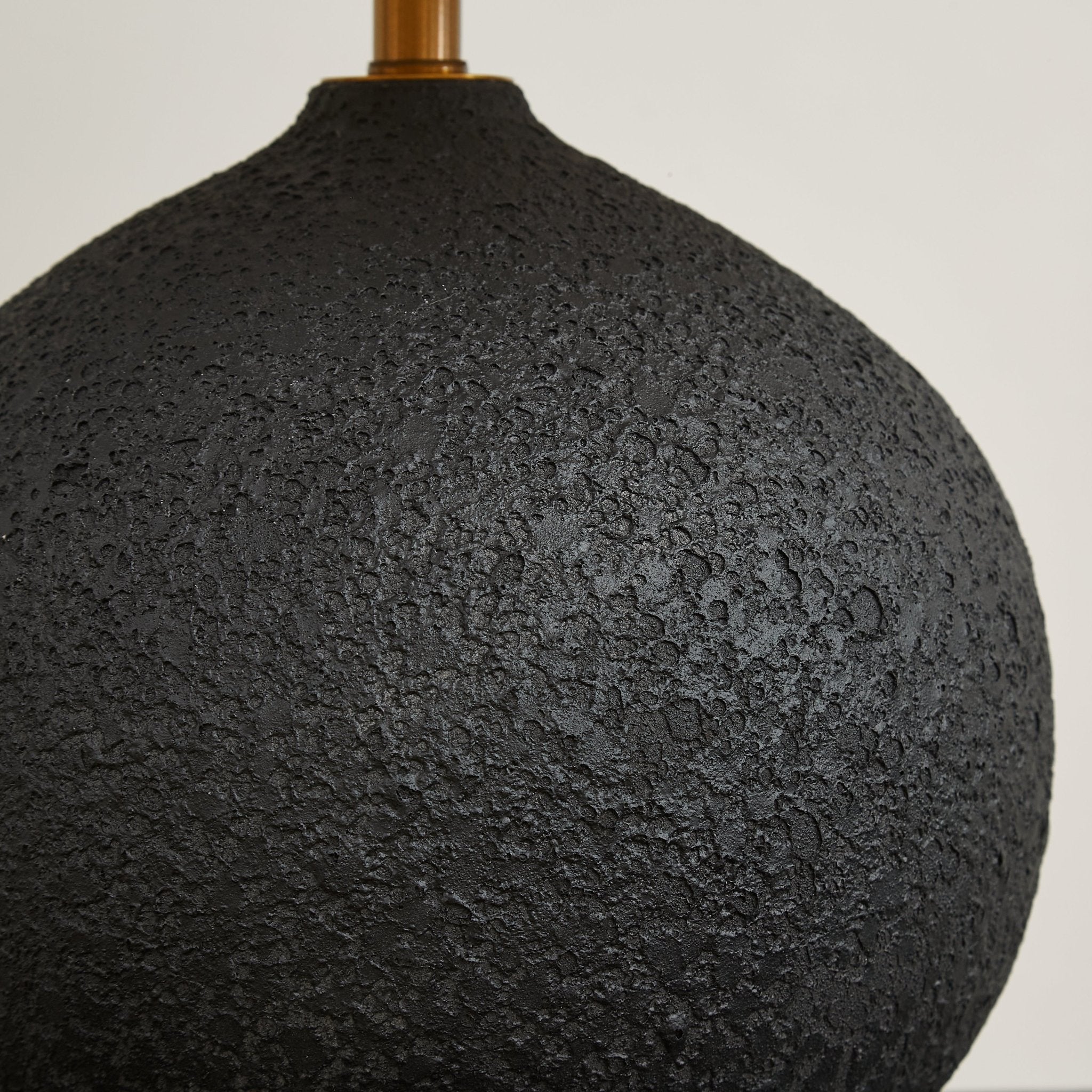 Terra Noir Textured Table Lamp - Modern Decorative Lighting for Living Room, Bedroom & Office - Perfect for Ambient & Accent Lighting