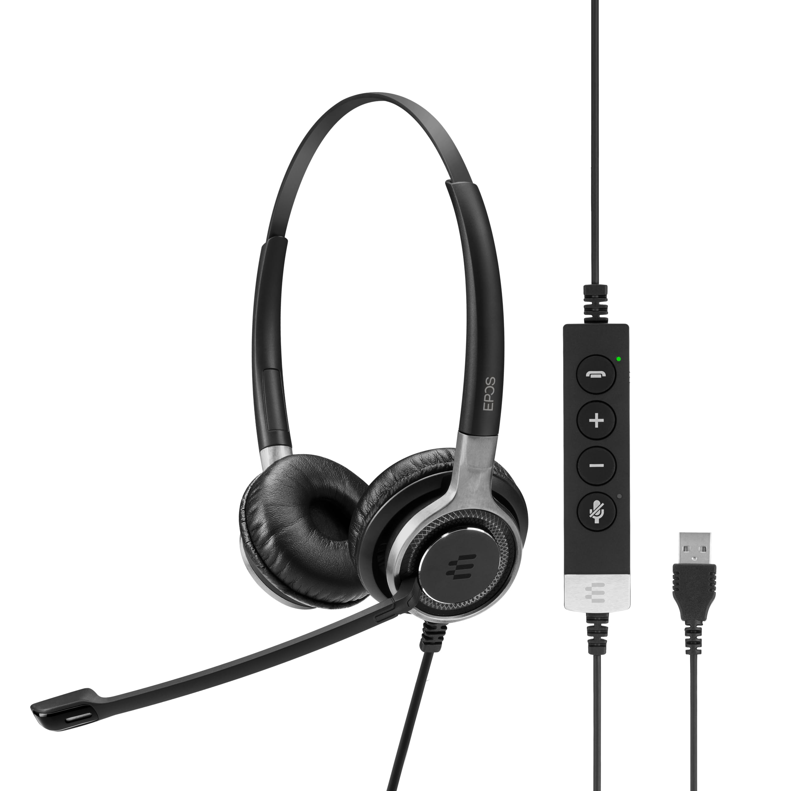 SENNHEISER SC 660 ANC USB (508311) Noise Cancelling Business Headset - Binaural HD Sound, Active Noise Canceling Mic, USB Connector - Compatible with Skype for Business, Microsoft Teams, Zoom Calls (Black) | Perfect for Office, Remote Work & Conference Calls
