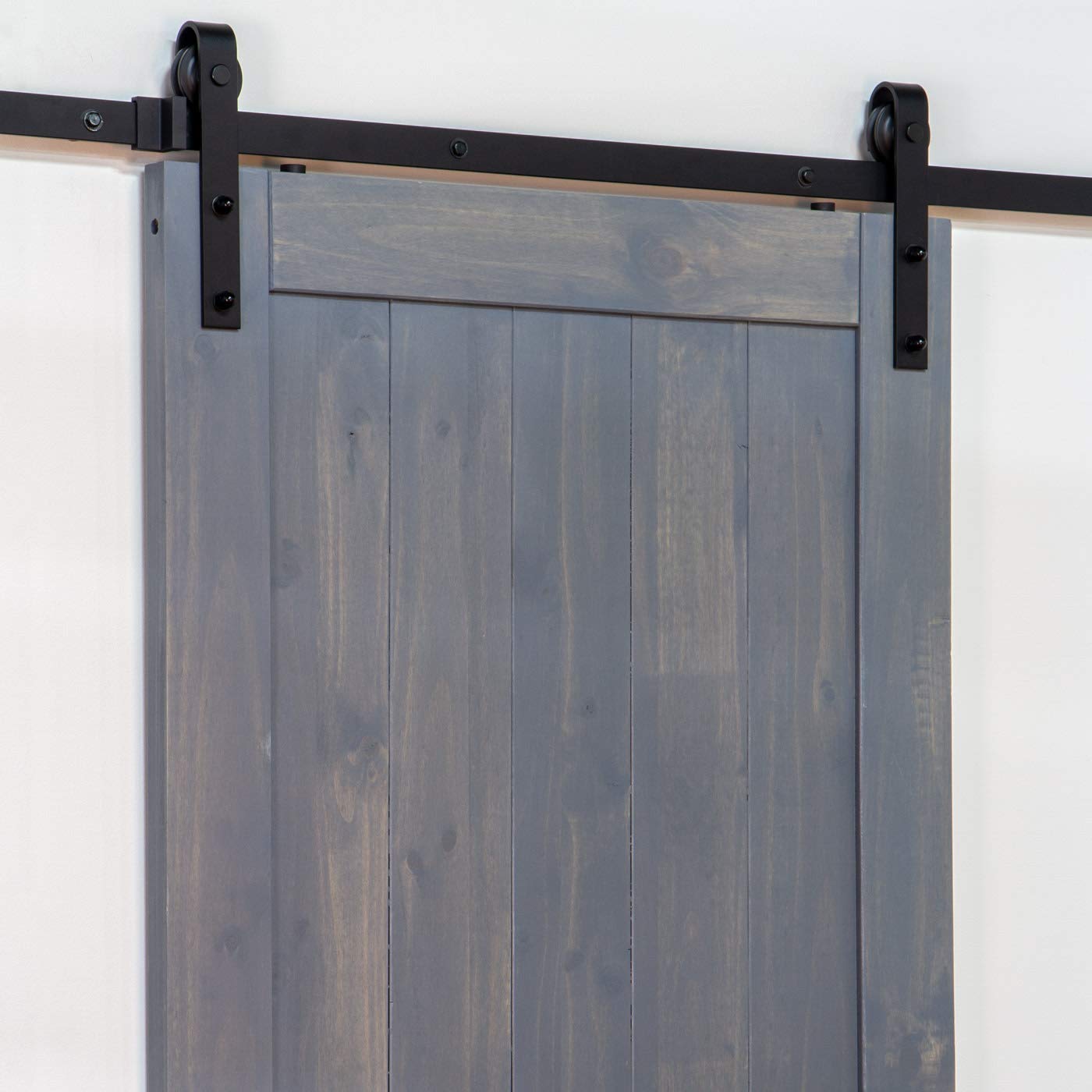 Black Iron Barn Door Hardware Kit 78.75