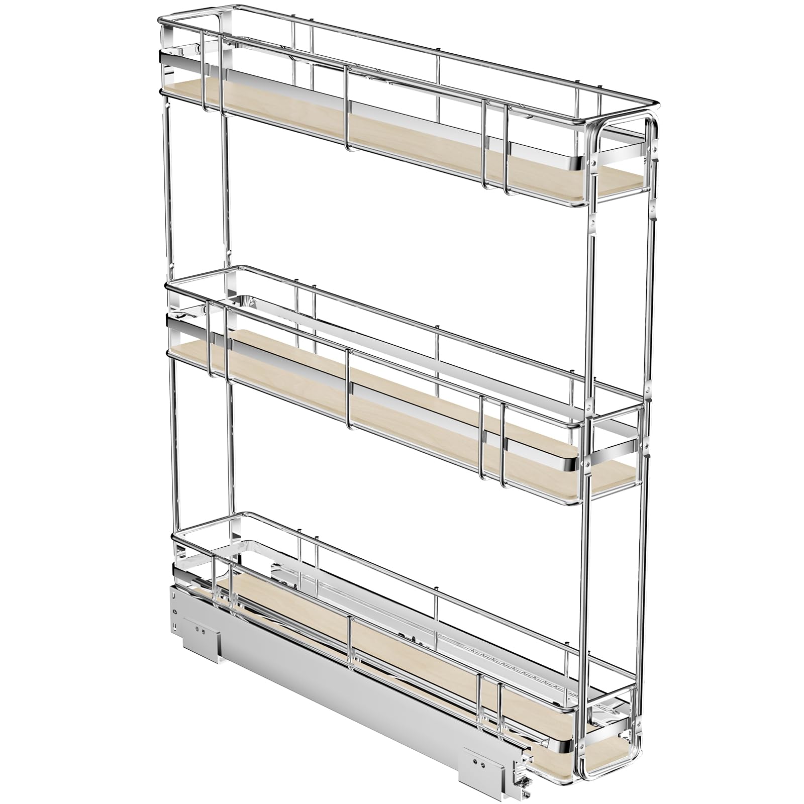 ROOMTEC 3-Tier Pull Out Cabinet Organizer Spice Rack - 5