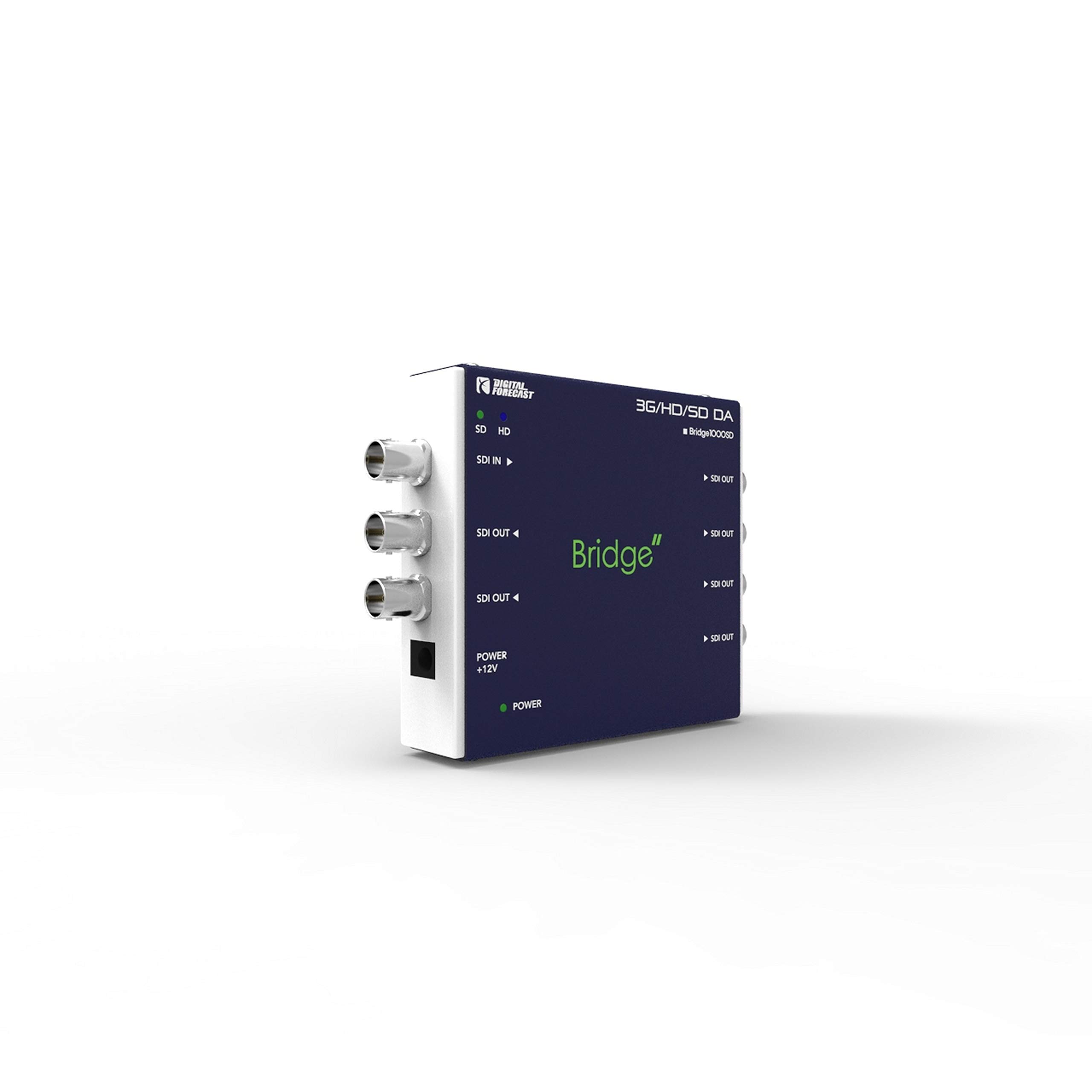 Bridge 1000 SD6 Professional 3G/HD/SD SDI & ASI Video D/A Converter with Reclocking - Ideal for Broadcast Studios, Live Events & Video Production