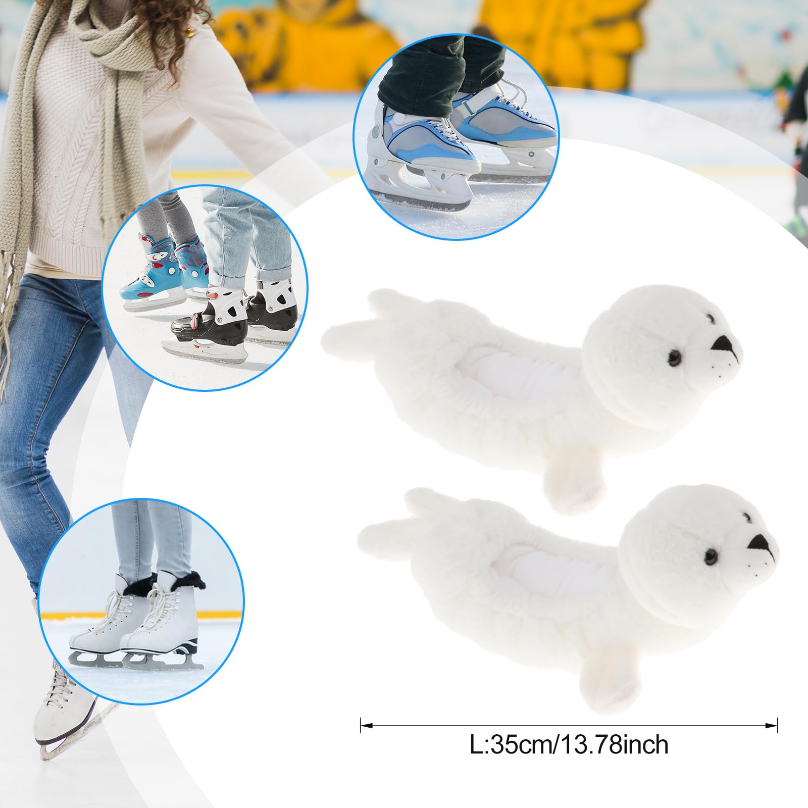 Premium Ice Skate Blade Covers - Durable Skate Blade Protectors for Hockey & Figure Skating - Universal Fit for Men, Women, Boys & Girls - Perfect for Rink, Travel & Storage Protection