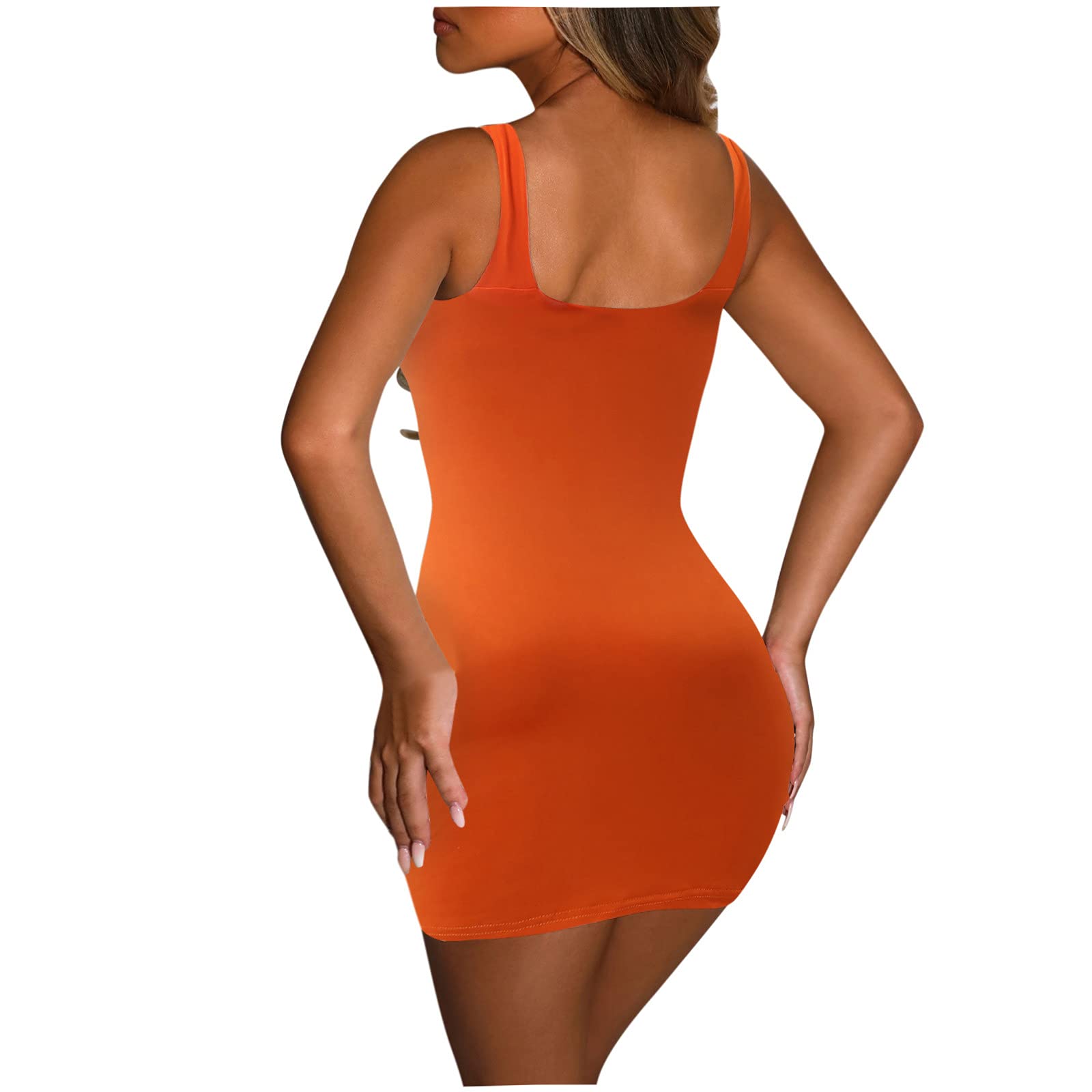 Sexy Sleeveless Criss Cross Halter Mini Dress for Women - Front Wrap Cutout Design, Casual Fall Outfit for Date Night & Party Wear