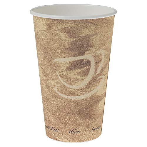 Solo 316MS-0029 16 oz Mistique SSP Paper Hot Cups - Case of 1000 | Eco-Friendly Disposable Coffee Cups for Cafes, Offices & Events | BPA-Free Insulated Hot Beverage Containers