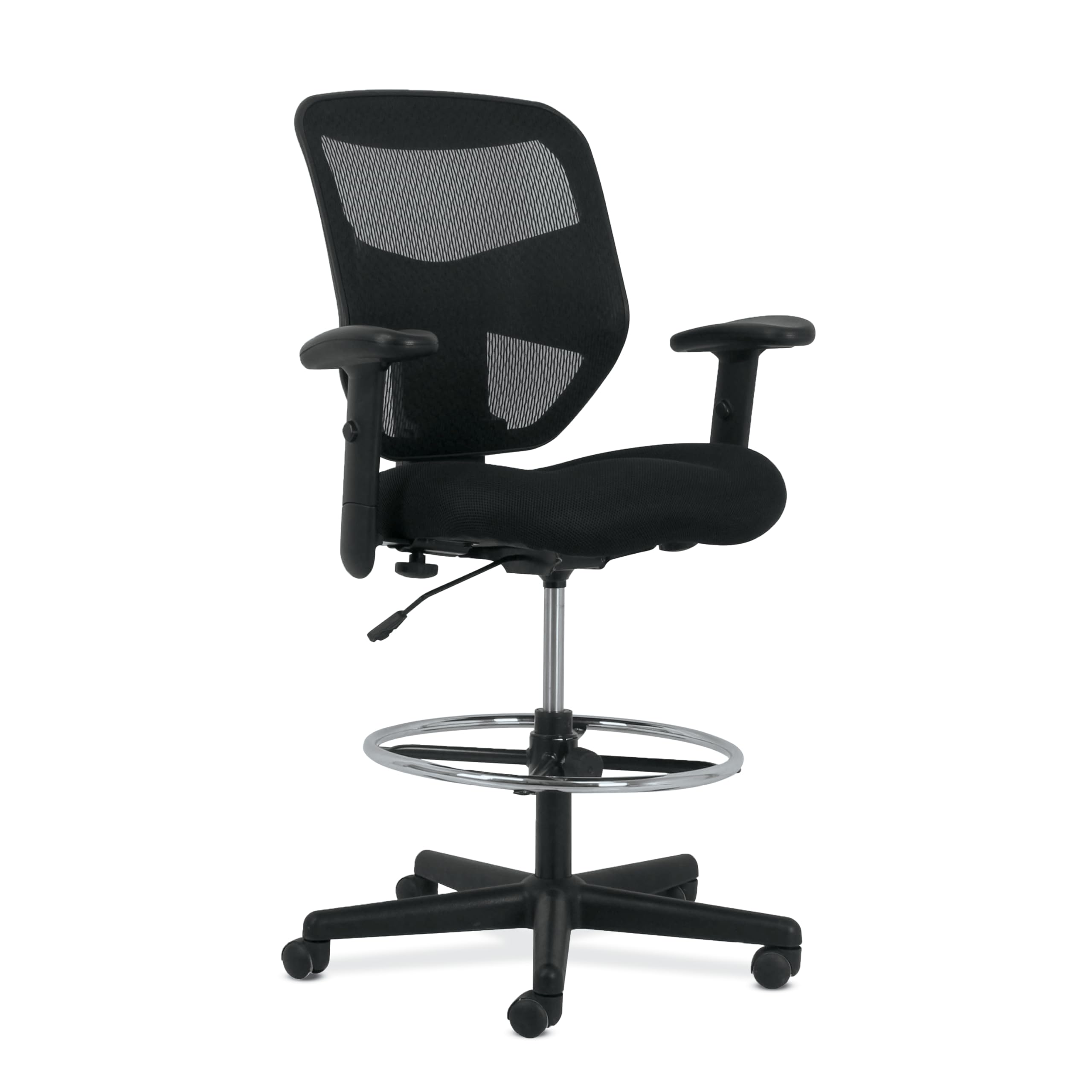 HON Prominent Standing Desk Chair - Ergonomic Office Chair with Adjustable Height, High Back Support & Foot Rest - Perfect for Home Office, Gaming & Workspaces