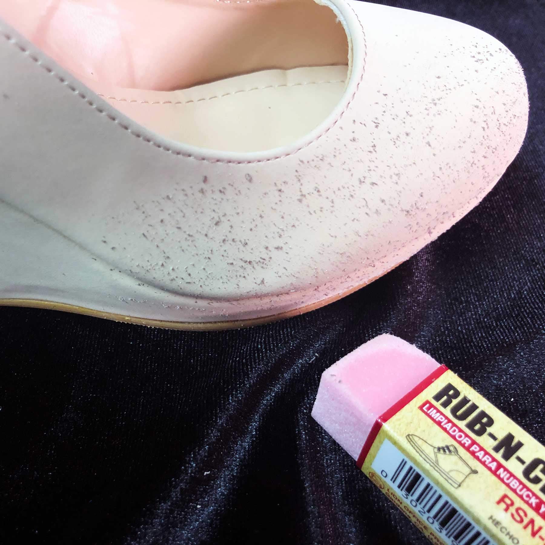 LION RUB-N-CLEAN Suede & Nubuck Cleaning Eraser Kit - 4 Pack (RSN-300-4P) | Gentle Shoe Cleaner for Sneakers, Boots & Handbags | Removes Scuffs & Stains | Perfect for Home & Travel Use