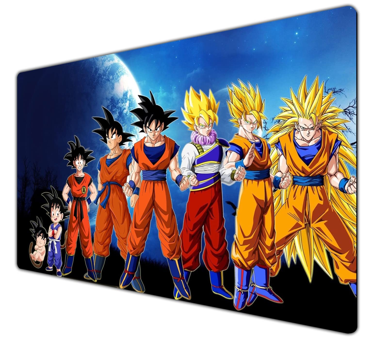 Anime Character Large Gaming Mouse Pad - Non-Slip Rubber Base, XXL Rectangle Desk Mat for Computer & PC Gaming - Perfect for Office Work, Esports & Home Computer Setup