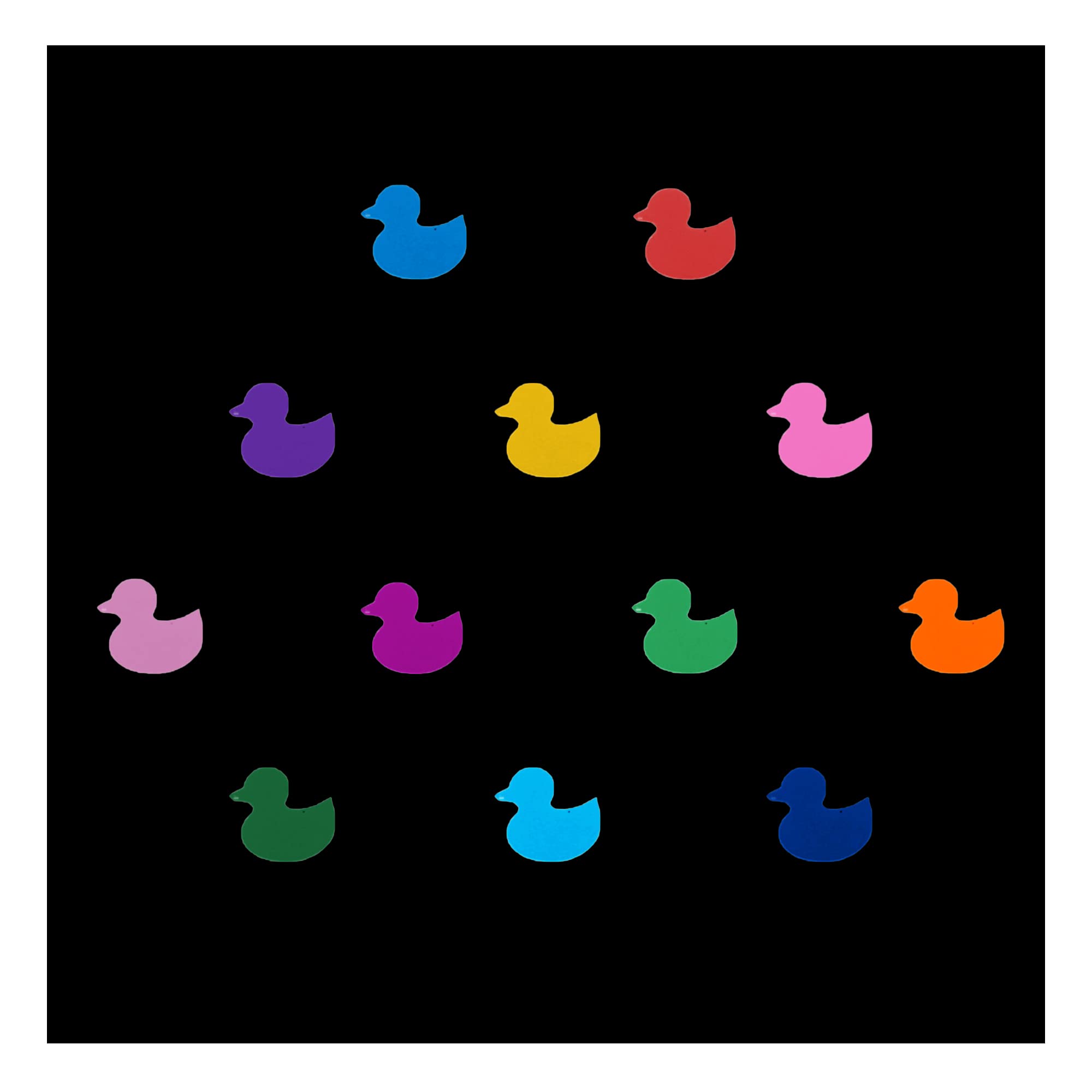 **Cute Duck Baby Bindis for Girls - 6mm Kids Face Decoration Stickers (BB016) - Perfect for Birthday Parties, Festivals & Dress-Up**