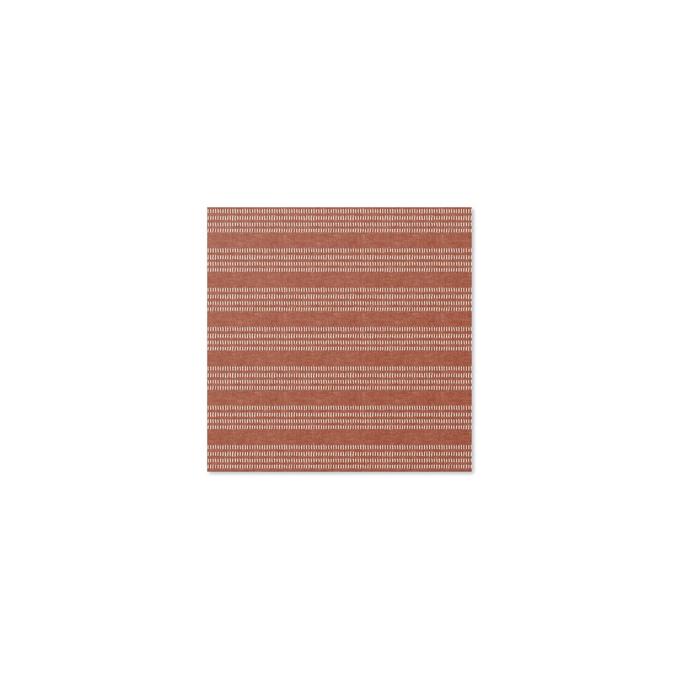 Farmhouse Stitch Rust Canvas Print by Little Arrow Decor - Large Wall Art for Living Room, Bedroom & Office Decor