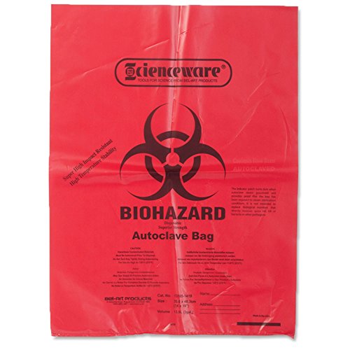 Super Strong Biohazard Infectious Waste Disposal Bags - 2mil Thick, 14