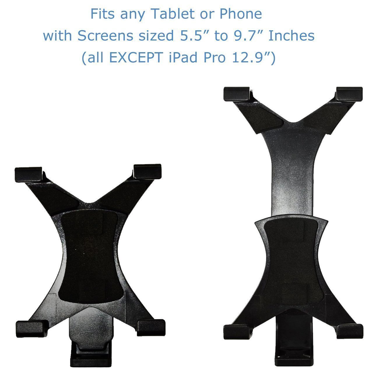 Acuvar 57-Inch Professional Tripod Stand with Tablet Mount & Universal Smartphone Holder - Includes Wireless Remote Control & Microfiber Cleaning Cloth for iPhone, Android, iPad - Perfect for Vlogging, Live Streaming, Photography & Video Recording