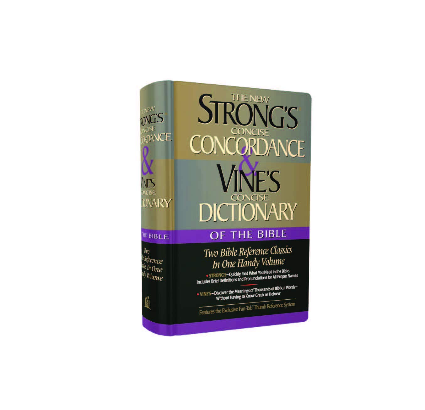 Strong's Concise Concordance & Vine's Bible Dictionary - 2-in-1 Biblical Reference Book for Bible Study, Sermon Preparation & Christian Research | Portable Scripture Resource for Pastors, Students & Scholars