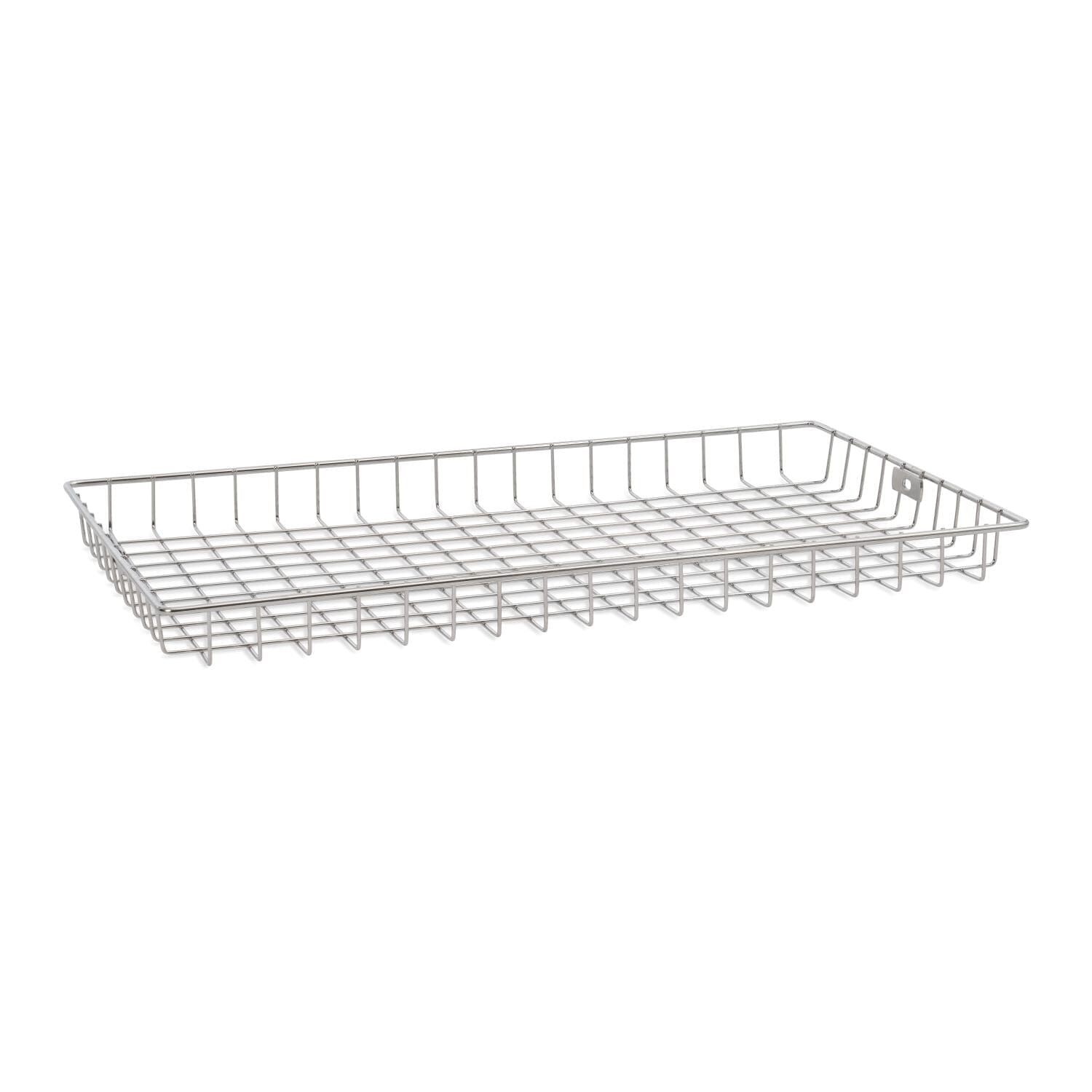 200 Series Chrome Laundry Cart Bottom Shelf - Heavy Duty Metal Utility Cart for Laundry Room, Dorm, or Commercial Use - Organize Clothes, Linens & Cleaning Supplies