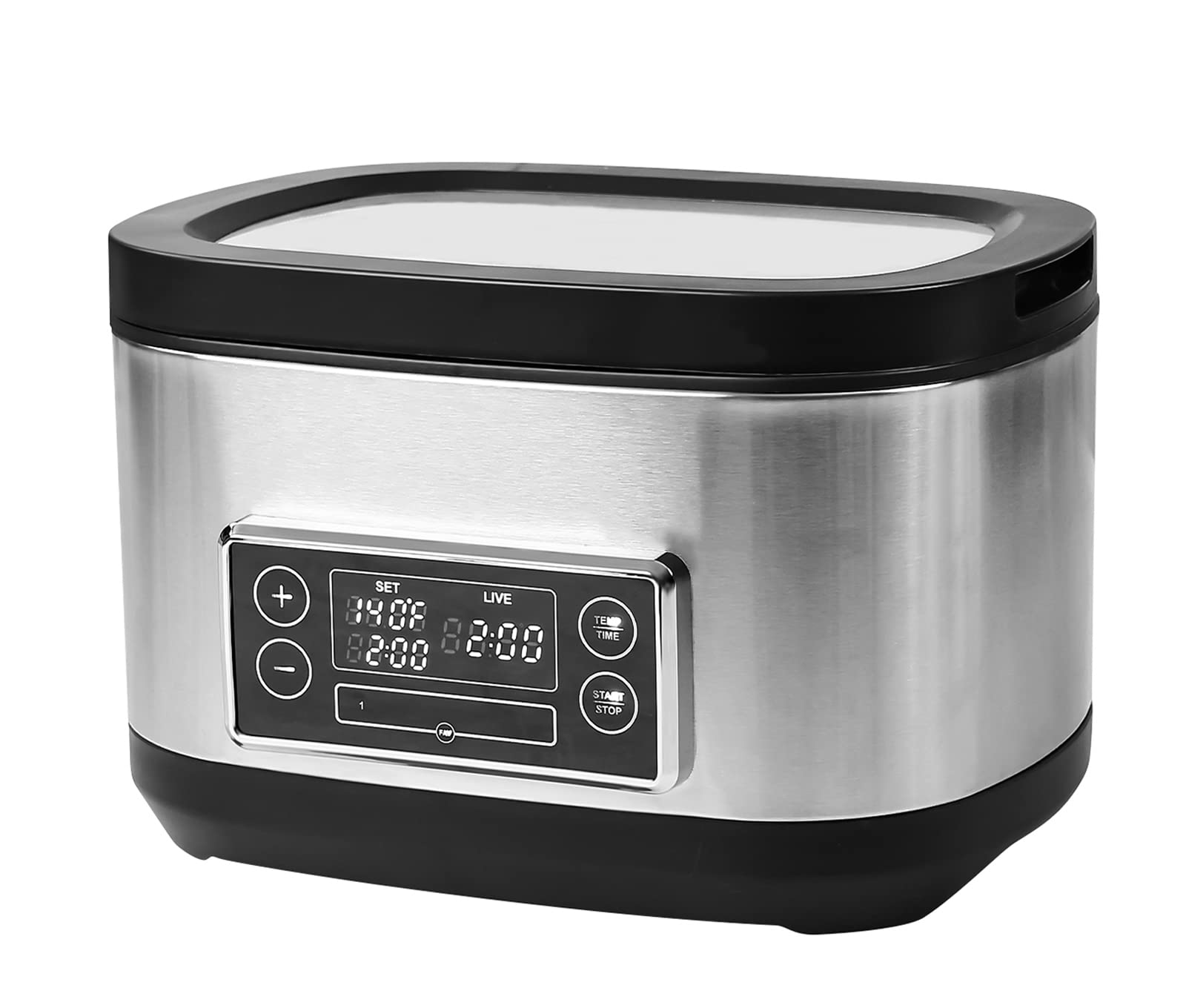 Monogatari Stainless Steel Sous Vide Precision Cooker - 8 Quart Immersion Circulator with LED Touchscreen, Ultra-Quiet & Fast Heating for Perfect Steak, Chicken & Seafood | Ideal for Home Chefs & Sous Vide Beginners