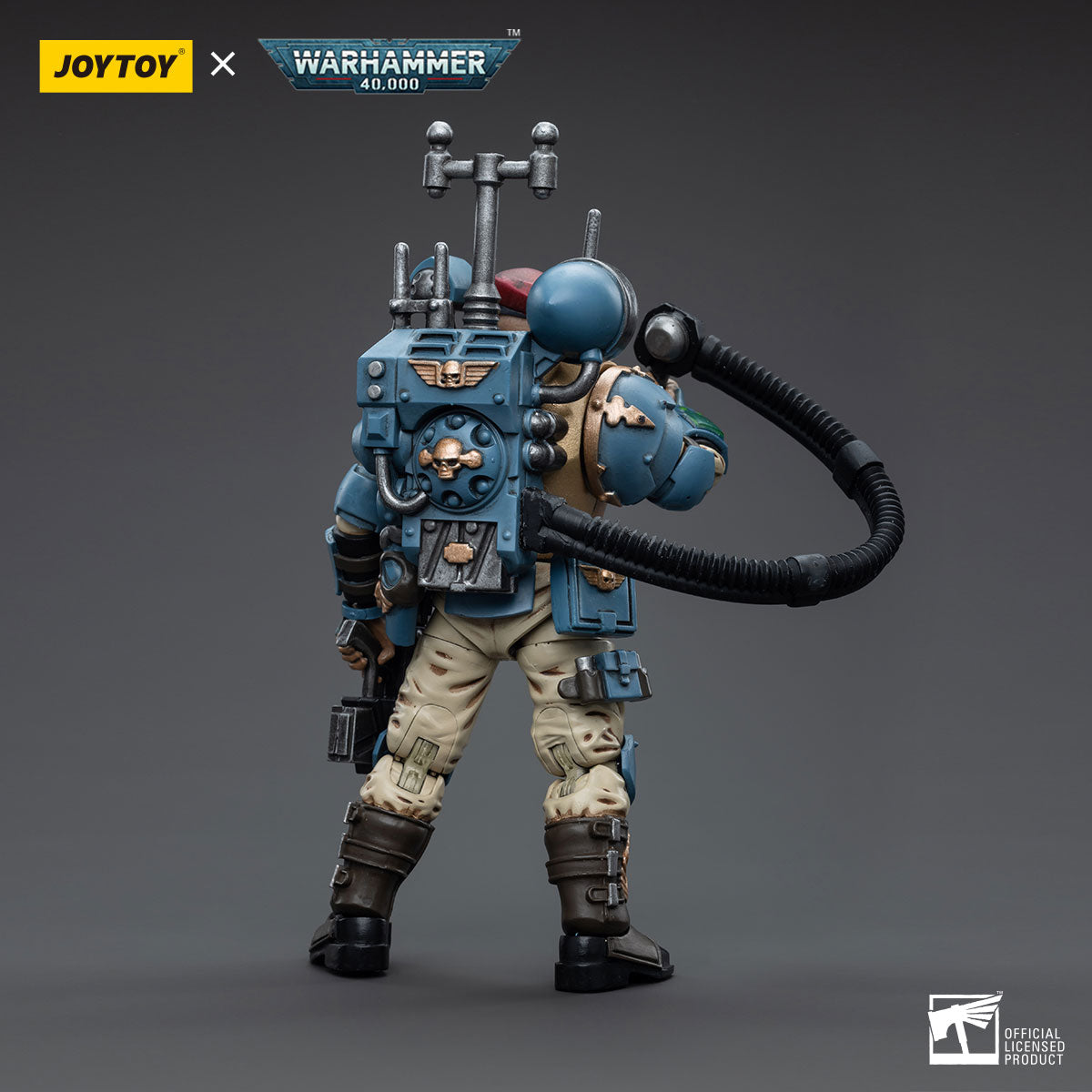 1/18 JOYTOY 3.75-inch Astra Militarum Tempestus Scions Command Squad Action Figure - 55th Kappic Eagles Set (5pcs) - Perfect for Warhammer 40K Collectors, Tabletop Gaming & Display