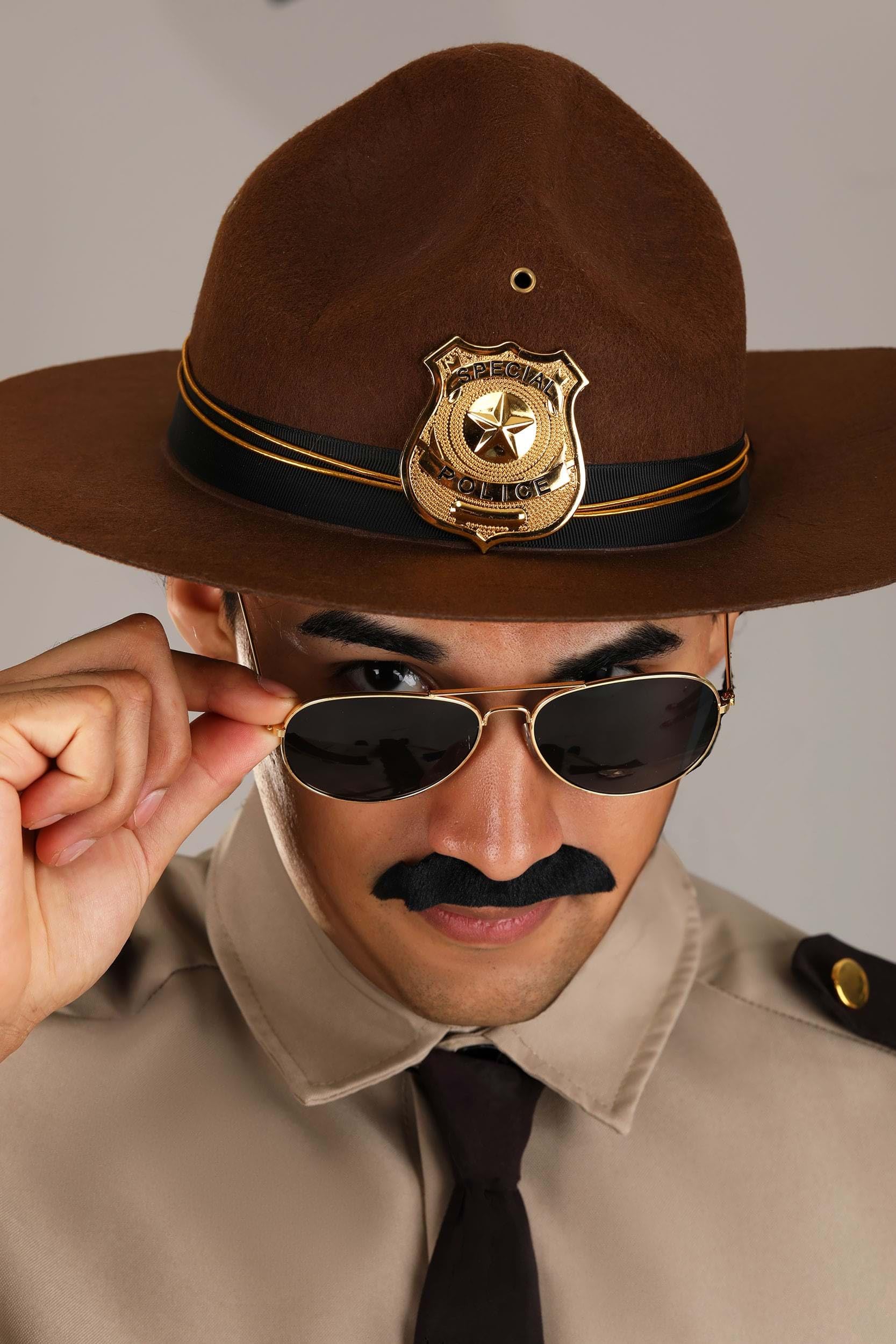 Super Troopers State Trooper Costume Set - Shirt, Tie, Pants & Name Plates | Halloween, Cosplay & Movie Reenactment Outfit