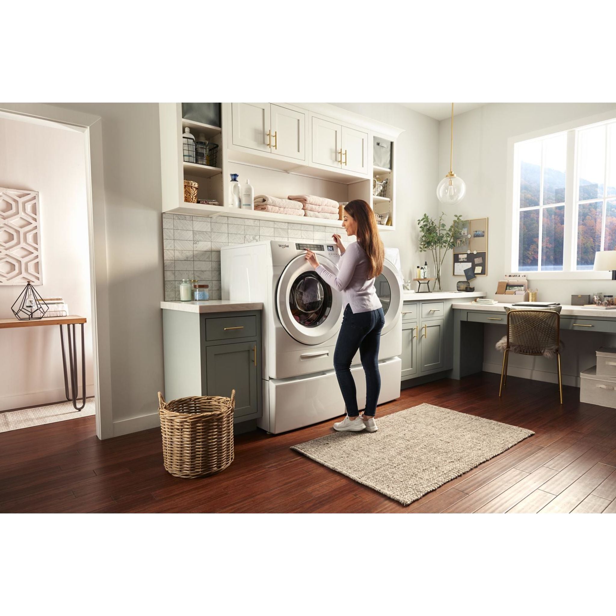 Whirlpool YWED5620HW White Electric Dryer - Energy Efficient Laundry Solution for Home & Apartment Use