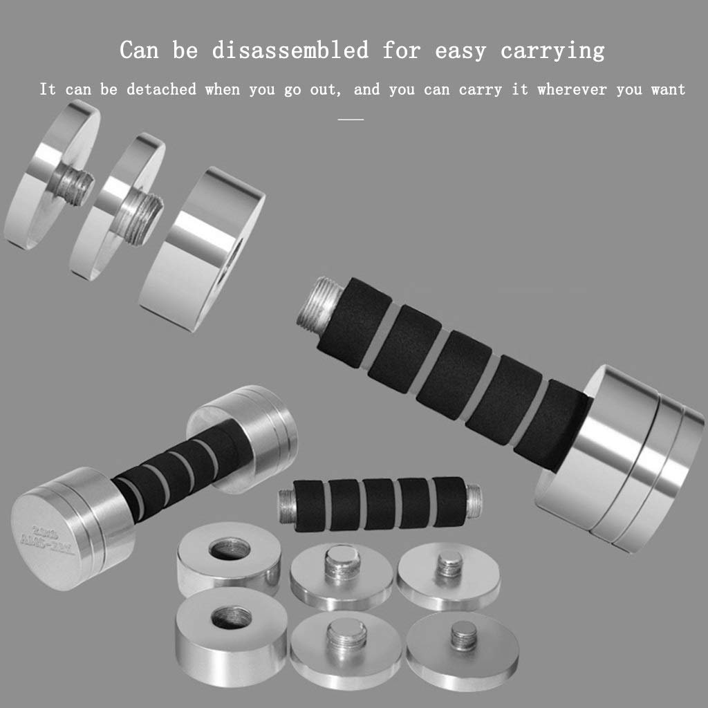 Adjustable Dumbbell Set for Men - 5-25lbs Free Weight Dumbbells for Home Gym, Yoga, Pilates & Office Workouts - Perfect for Strength Training, Fitness & Muscle Toning