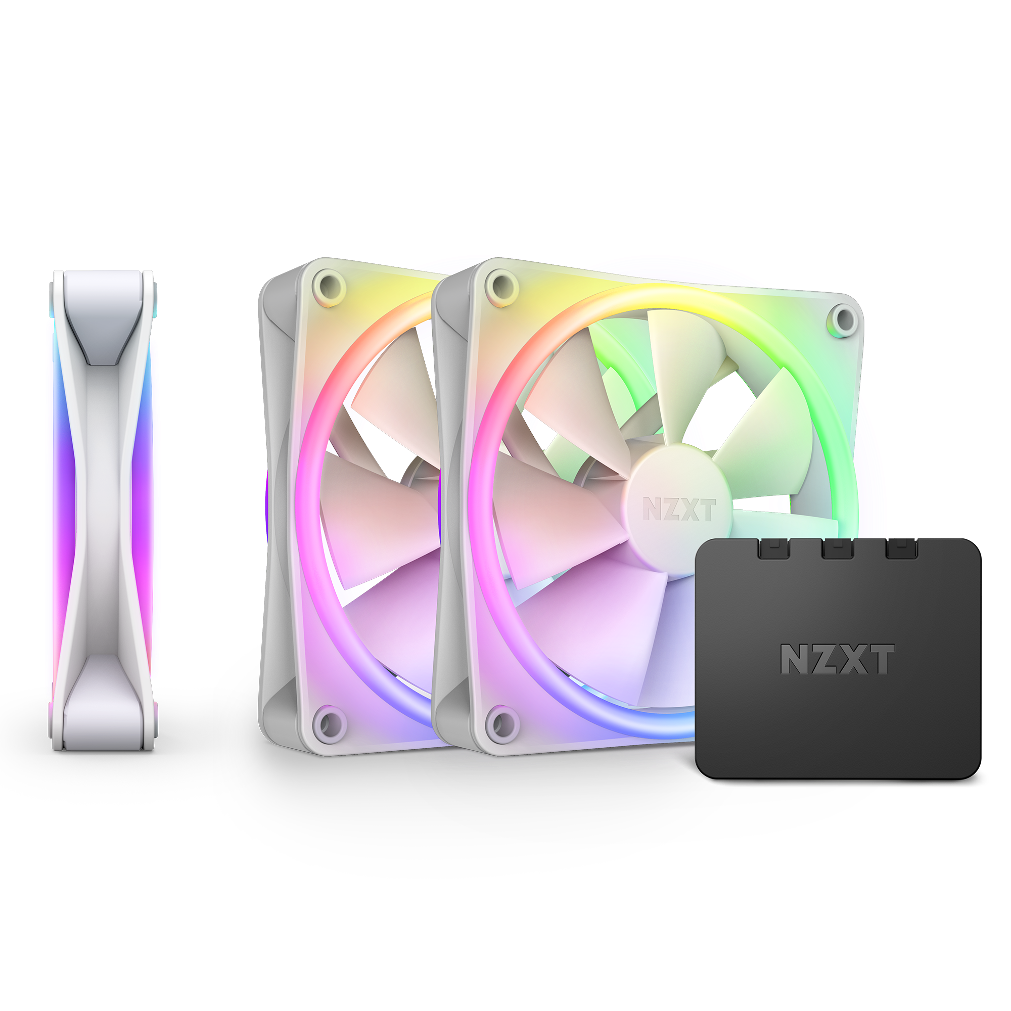 F120 RGB Duo Triple Pack - 3-Piece LED Gaming Fan Set with Vibrant RGB Lighting for PC, Laptop & Desktop Cooling - Perfect for Gaming Rigs, Workstations & Custom PC Builds