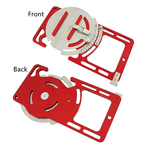 Adjustable Angle Guide Rail Clamp for Woodworking - Precision Cutting Tool for Electric Circular Saws & Engraving Machines - Perfect for DIY Projects, Furniture Making, and Wood Crafting