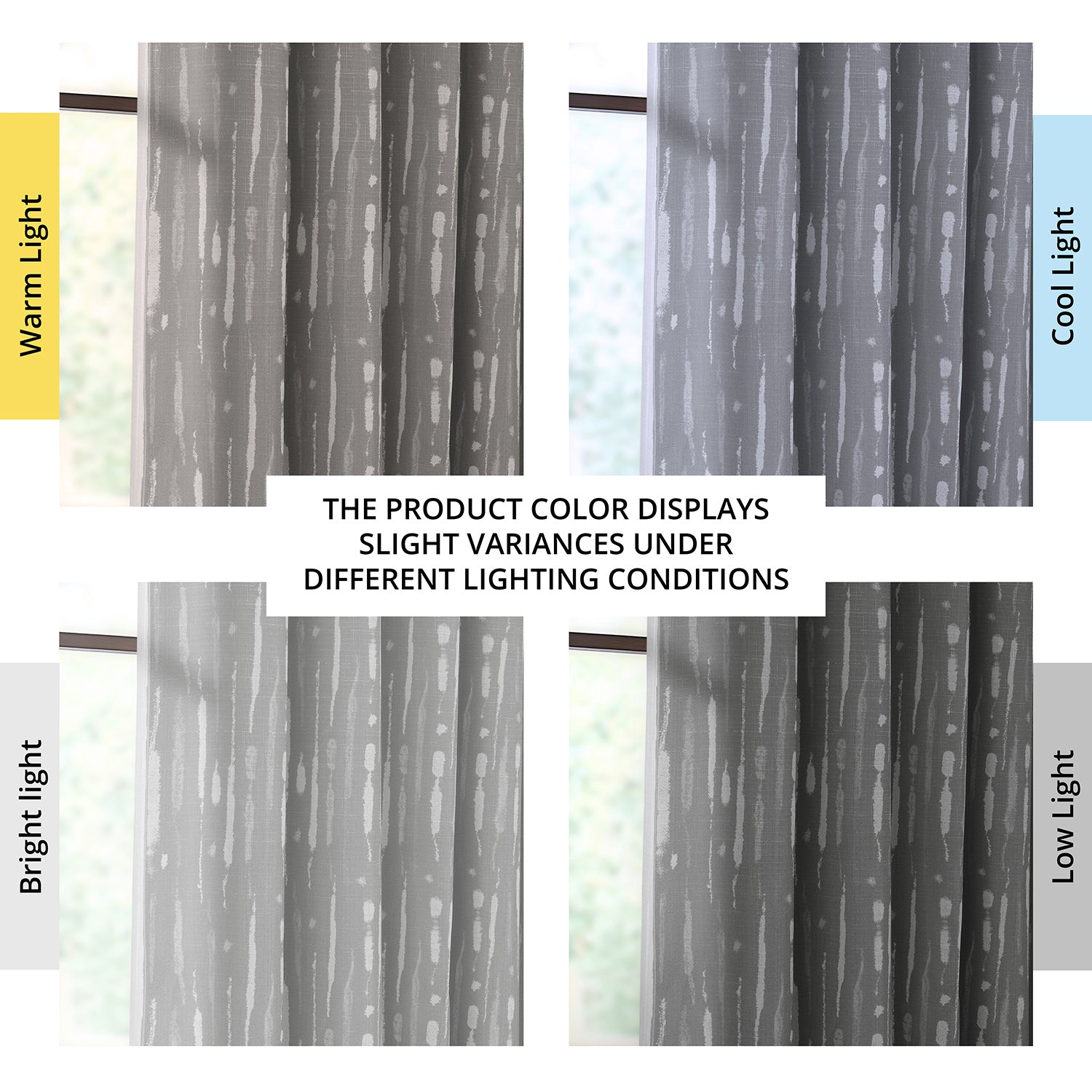 Abstract Blossom Printed Shower Curtain - Waterproof Grey Floral Bathroom Decor for Modern Home & Spa Style Bathrooms | Perfect for Master Bath, Guest Bath & Kids' Bathroom