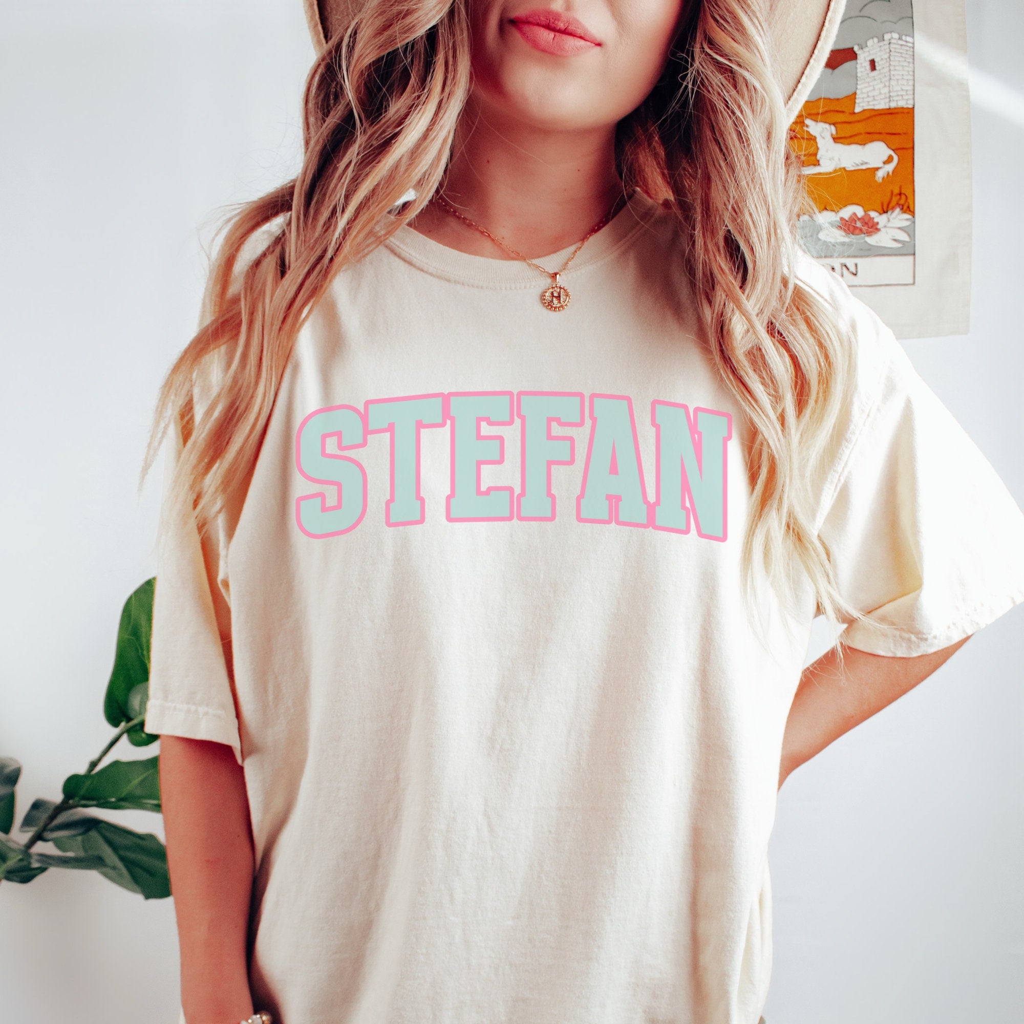 Stefan Salvatore T-Shirt | The Vampire Diaries TVD Merchandise | Damon Salvatore Fan Gift | Vampire Diaries Inspired Apparel for Cosplay, Halloween & Fan Conventions