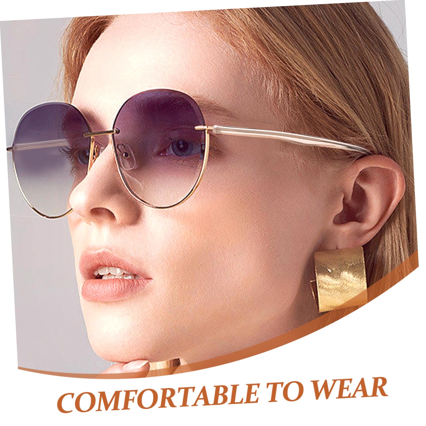 GLEAVI Replacement Sunglasses Temple Arms - 1 Pair Metallic Sunglass Repair Parts for Eyeglass Frame Fix, Perfect for DIY Glasses Repair at Home or Office