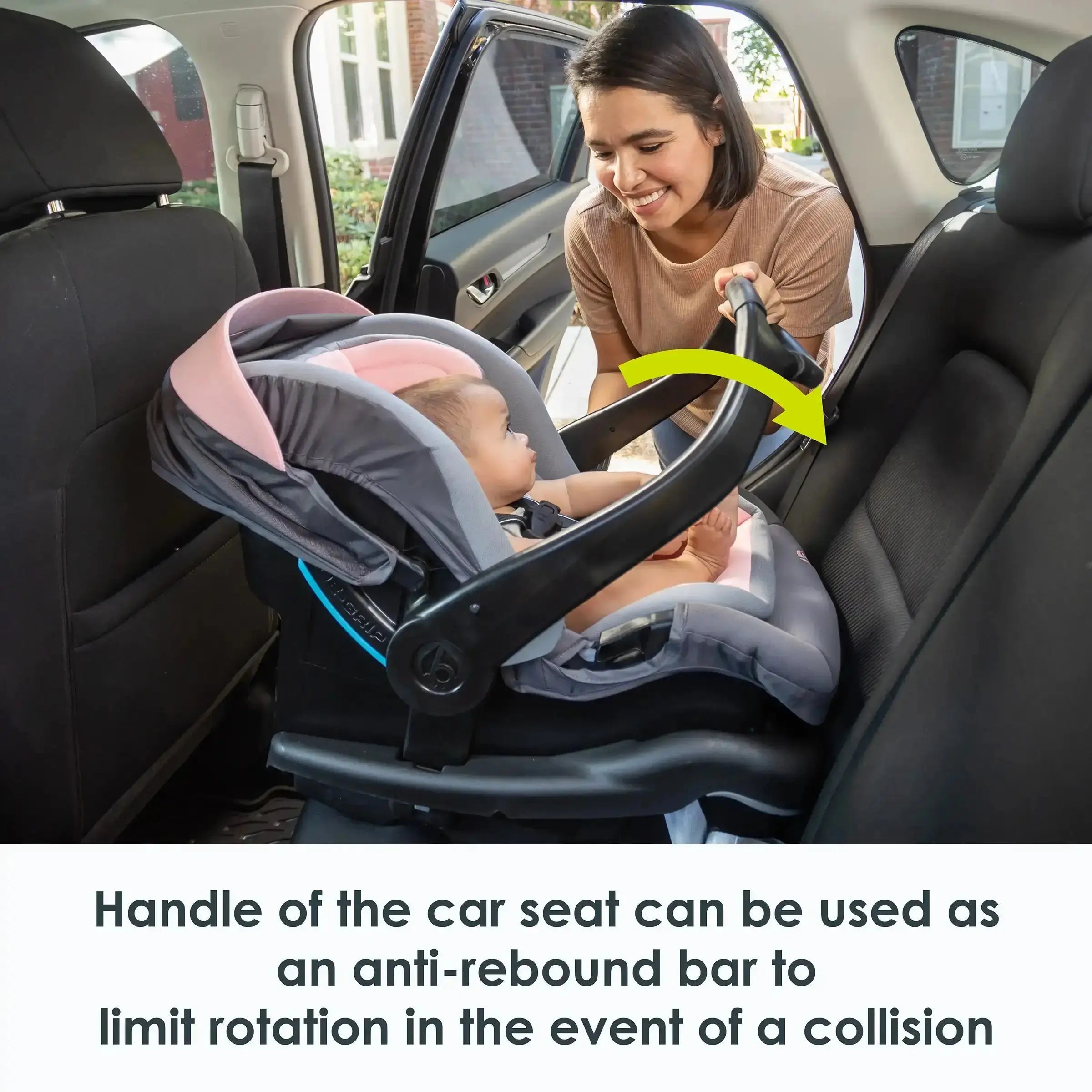 Secure Lift Infant Car Seat - Madrid Pink (Target Exclusive) | Safe & Comfortable Baby Car Seat for Newborns | Perfect for Travel, Shopping & Daily Commutes