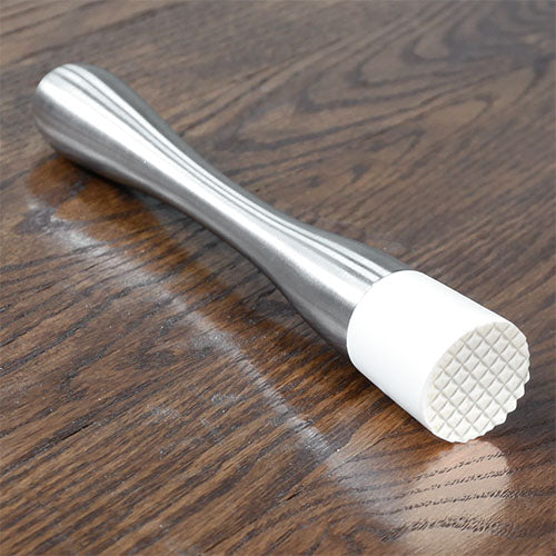 BarConic® Premium Stainless Steel Cocktail Muddler - Durable Bar Tool for Mojitos, Old Fashioned & Mint Julep Drinks - Perfect for Home Bars & Professional Mixology