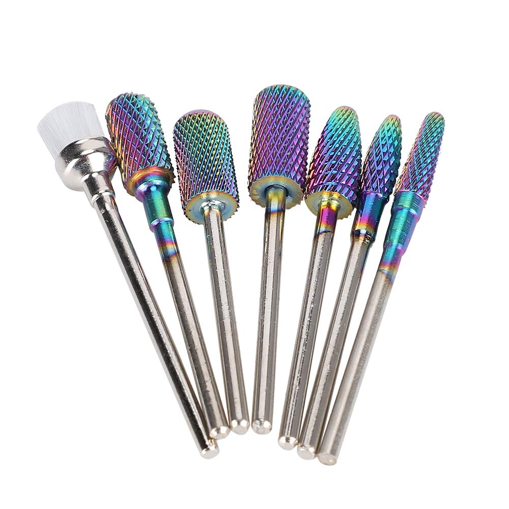 Professional Tungsten Alloy Nail Drill Bit Set - Gel Polish Removal & Nail Art Polishing Kit for Salon & Home Use (#07) | Perfect for Manicures, Pedicures & Nail Care