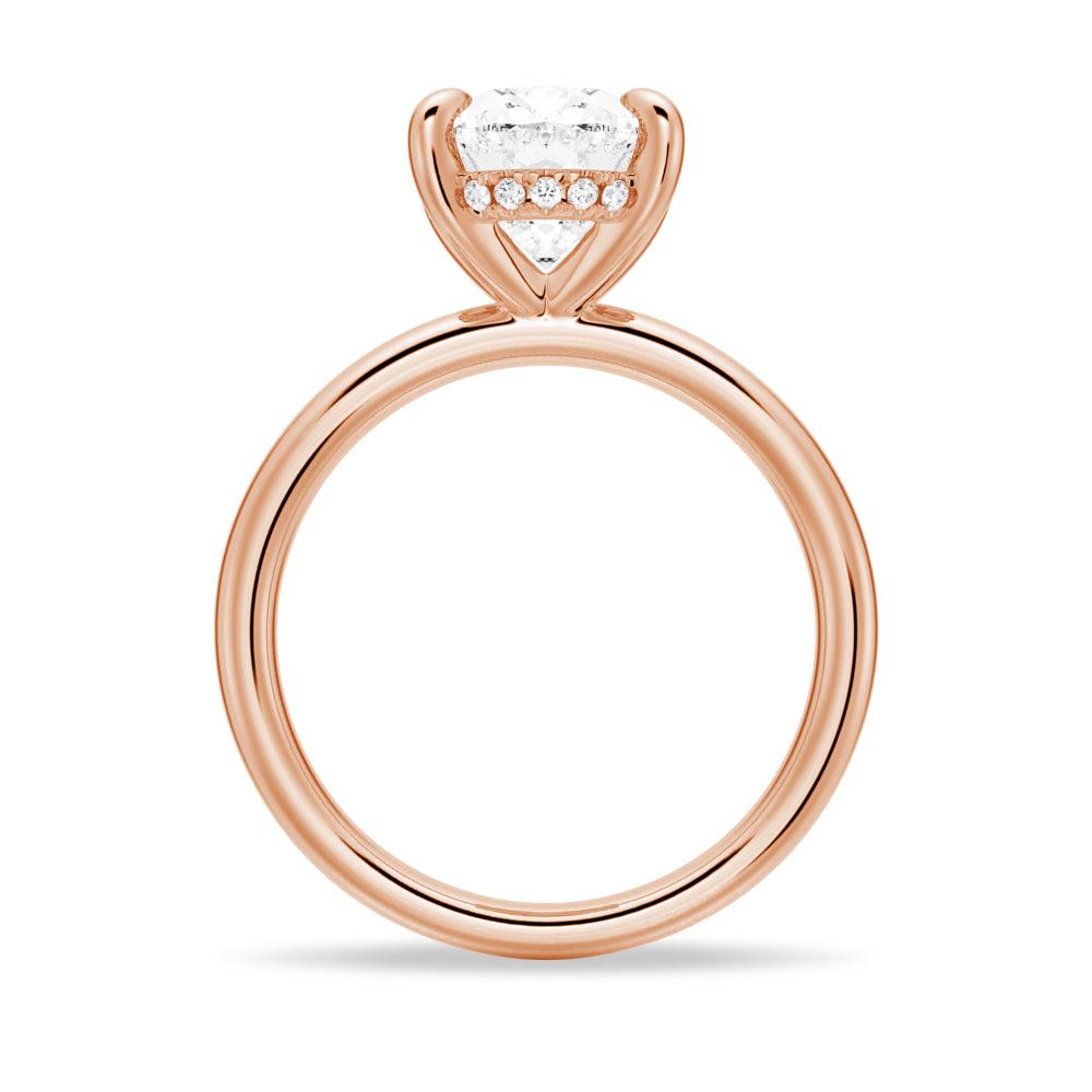 Oval Solitaire Moissanite Engagement & Wedding Ring Set for Couples - Matching His & Hers Bands - Perfect for Proposals, Anniversaries & Romantic Occasions