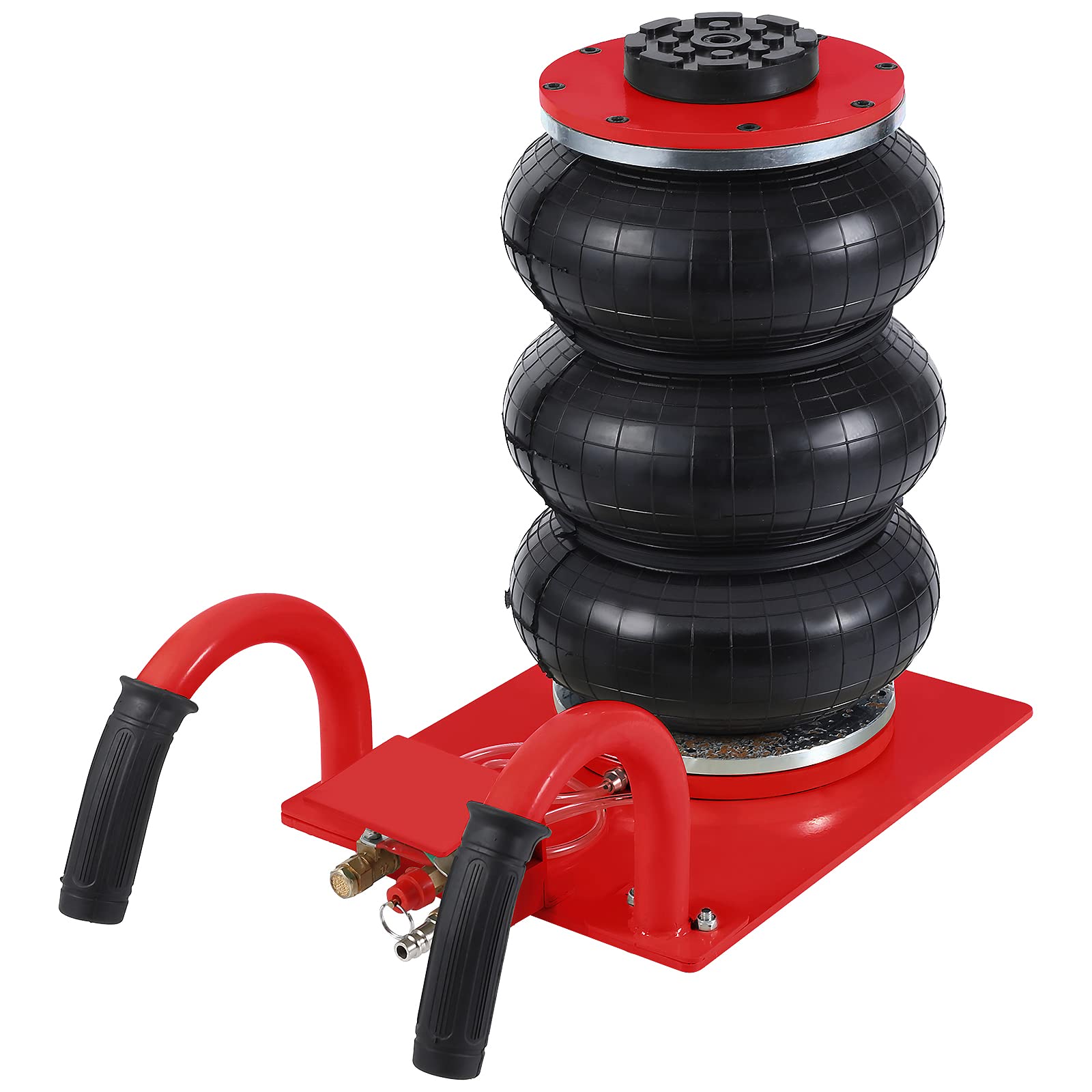 GARVEE 3 Ton (6600 Lbs) Heavy Duty Air Jack with 5.5-17.7 Inch Lift Range & Quick 3-5 Second Inflation - Ideal for Garage, Auto Repair, and Emergency Vehicle Lifting