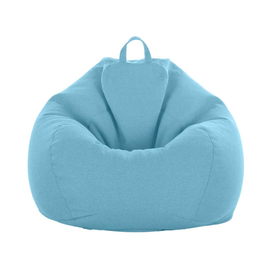 Premium JYQ-SZRQ Bean Bag Chair Cover (No Filler Included) - XL Light Blue High Back Gaming Sofa for Adults, Teens & Kids - 10 Color Options - Perfect for Gaming Rooms, Dorm Lounges & Home Theaters
