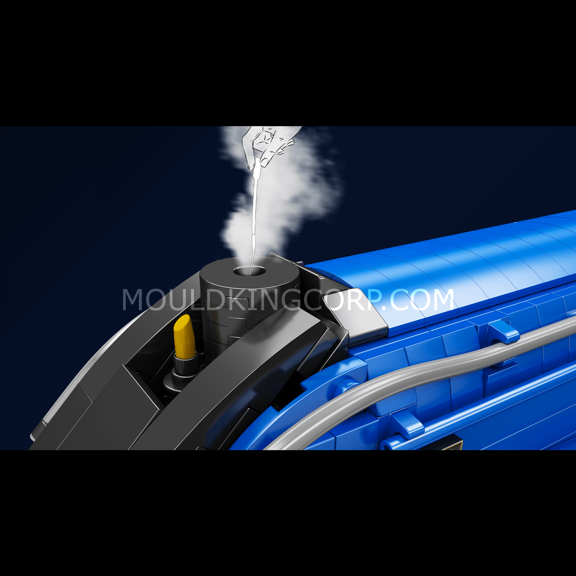 MOULD KING 12006 Class A4 Pacific Mallard Steam Locomotive Building Set - 2,139 Piece Model Train Kit for Adults & Collectors | Perfect for Display, Gift & Railway Enthusiasts